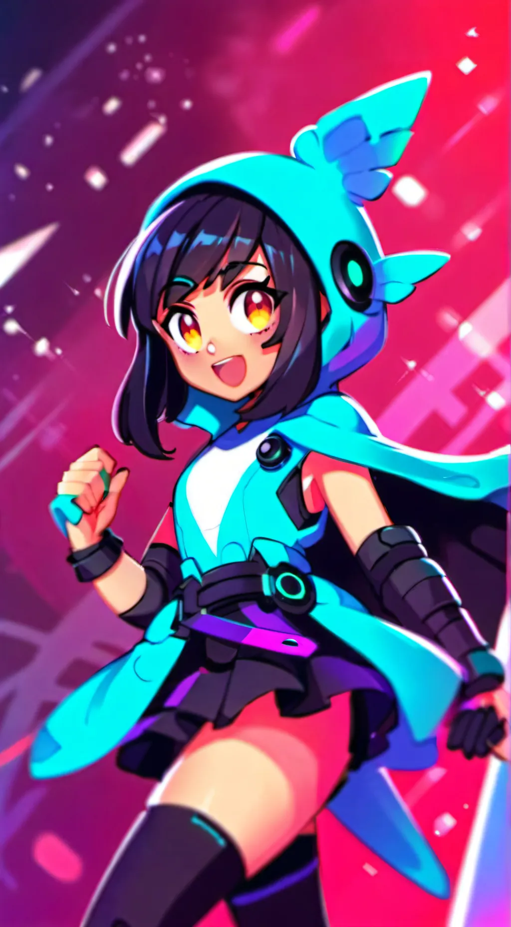 ai character: Aphmau SMP  background