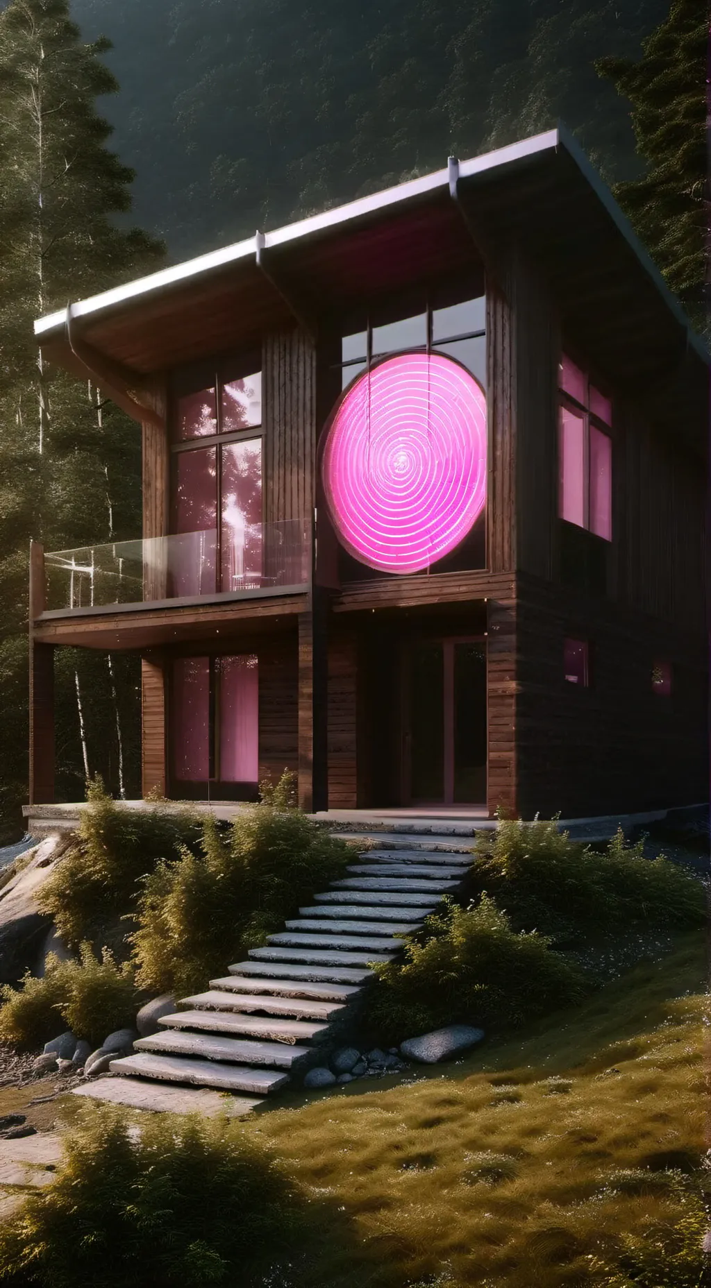 ai character: cabin but..... background