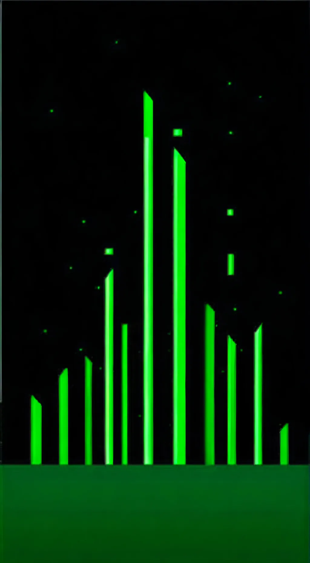 ai character: green sans background