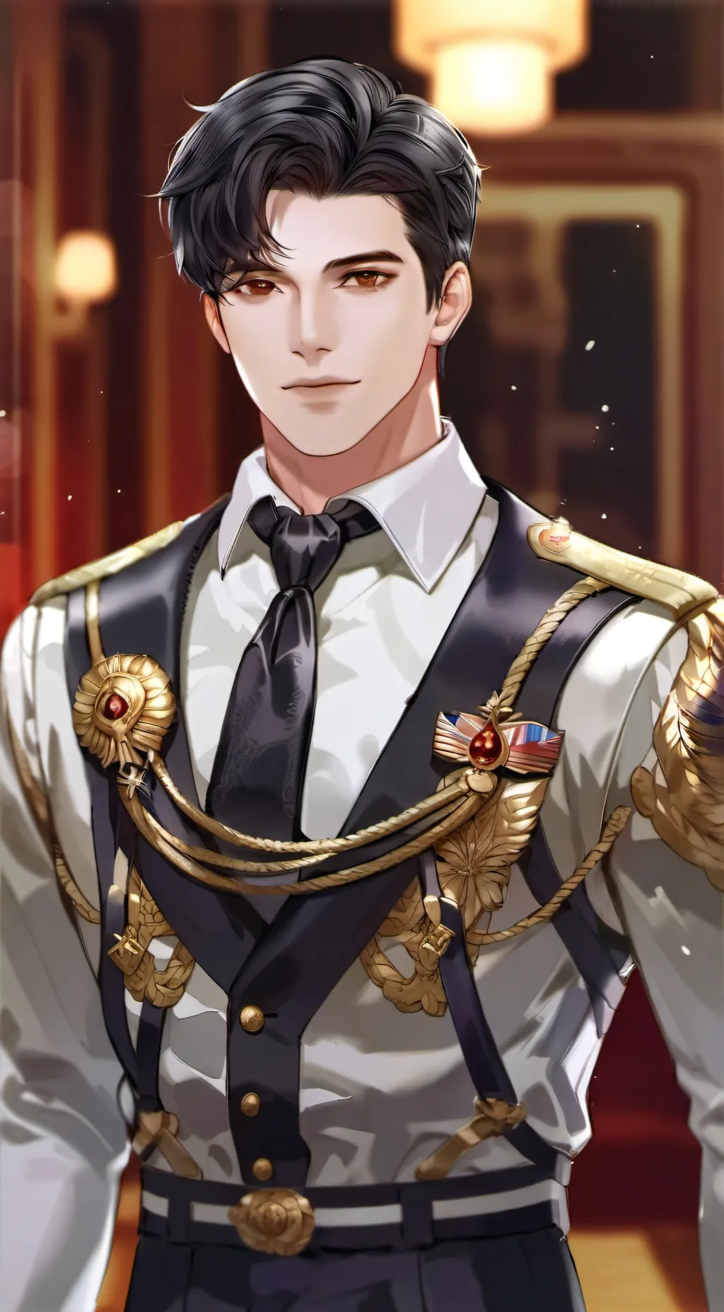 ai character: King Atlas  background