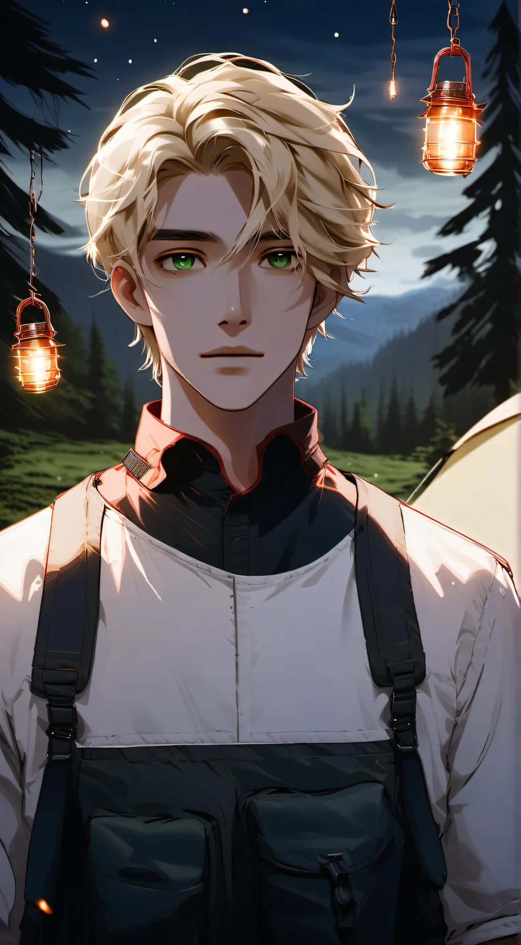 ai character: Lumin background