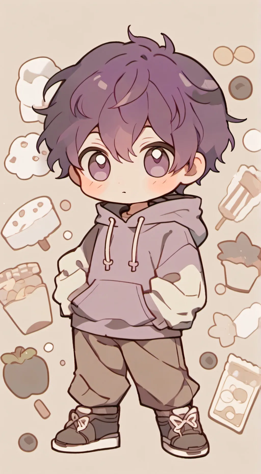 ai character: Sleepover background