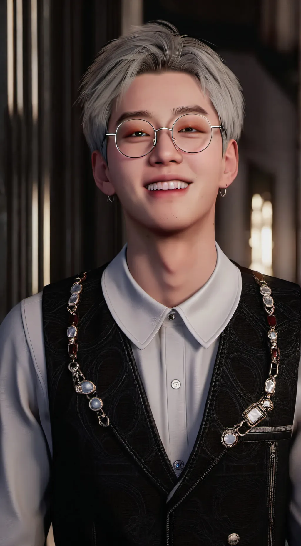 ai character: J-Hope 🐵💜 background