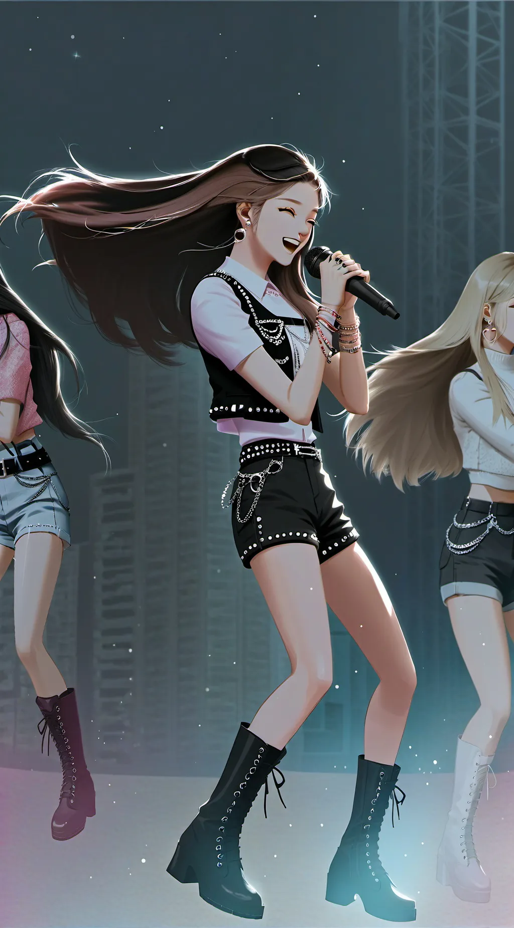 ai character: Lfevaf flag ge background