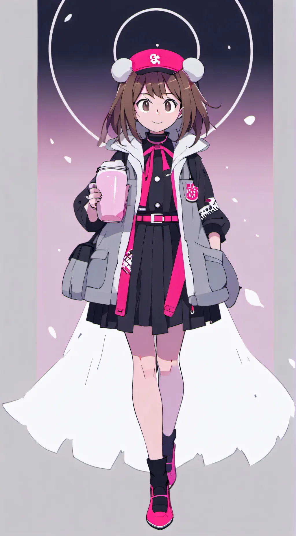 ai character: Mha New Student  background