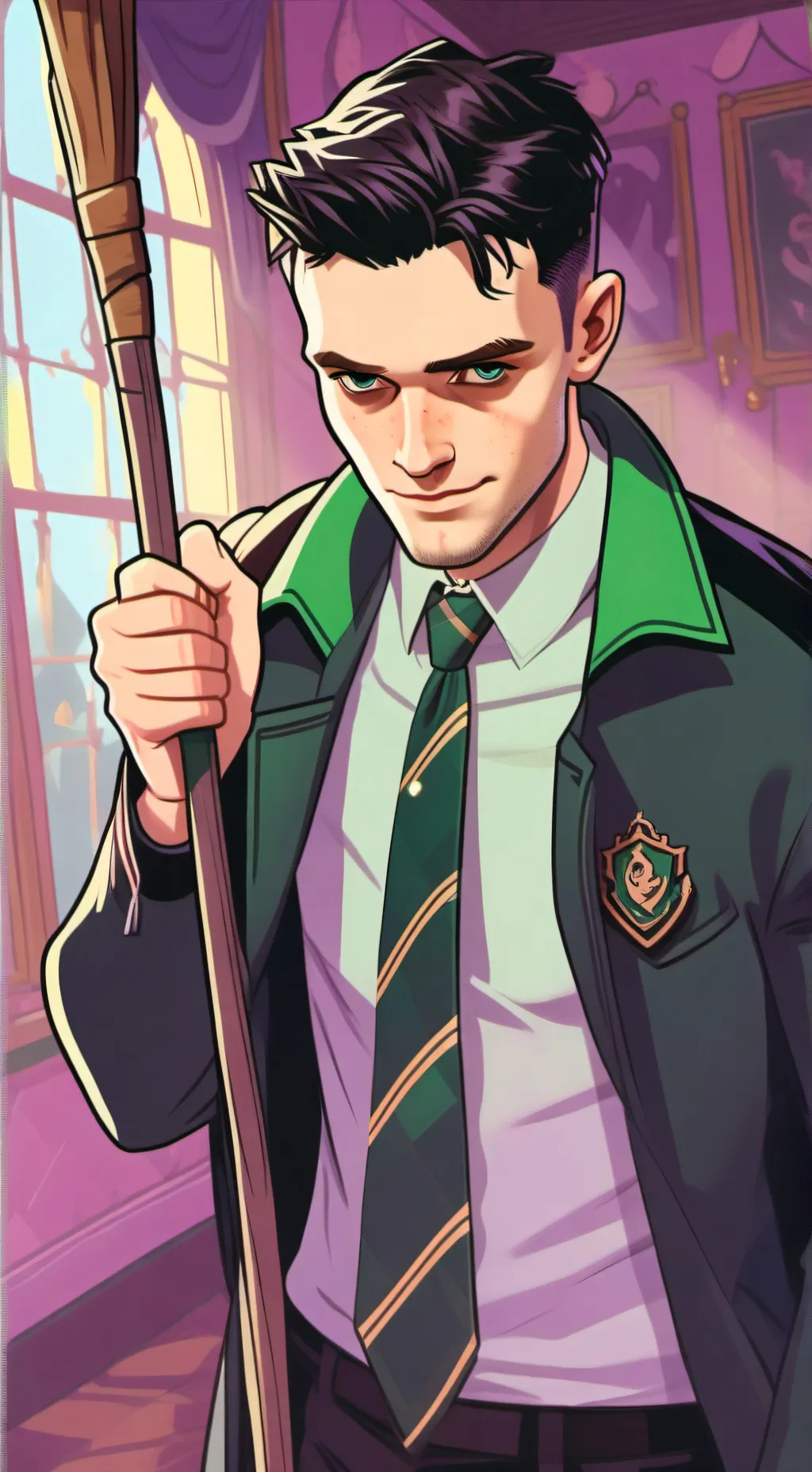 ai character: marcus flint background