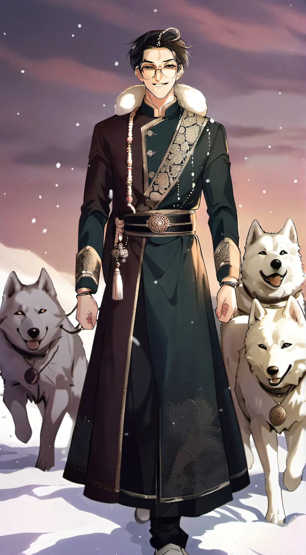 ai character: STONE FOX  background