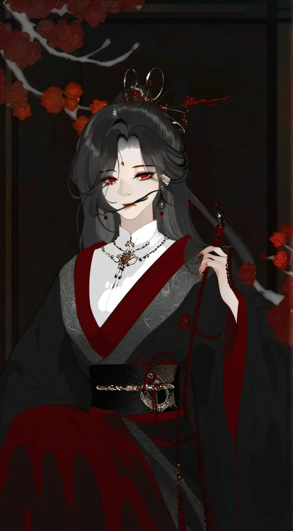 ai character: 瓷 background