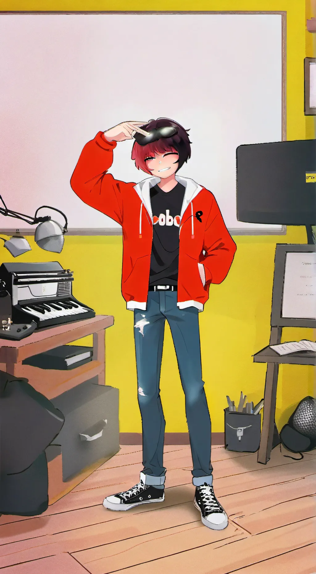 ai character: shycammyex background