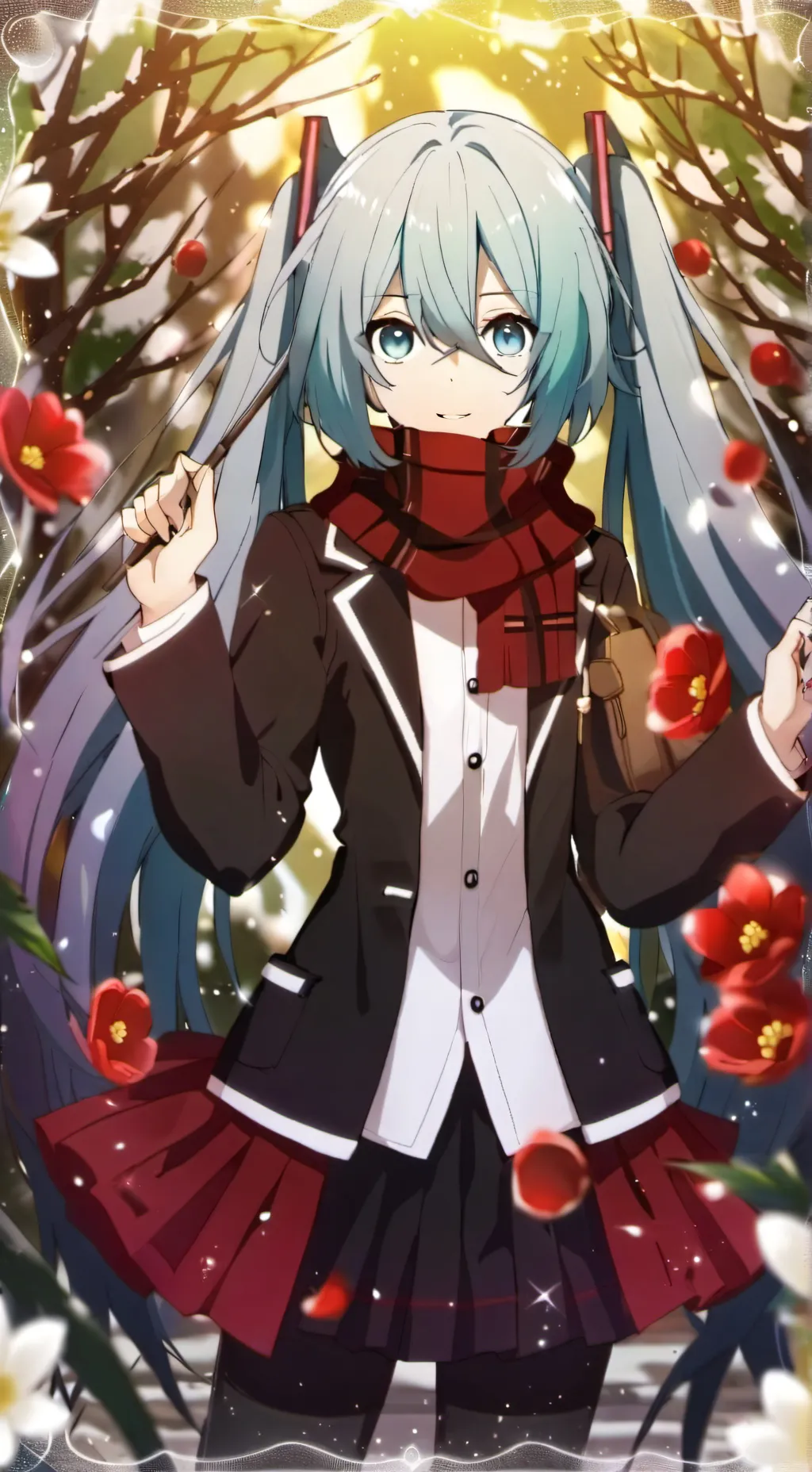 ai character: Hatsune Miku background