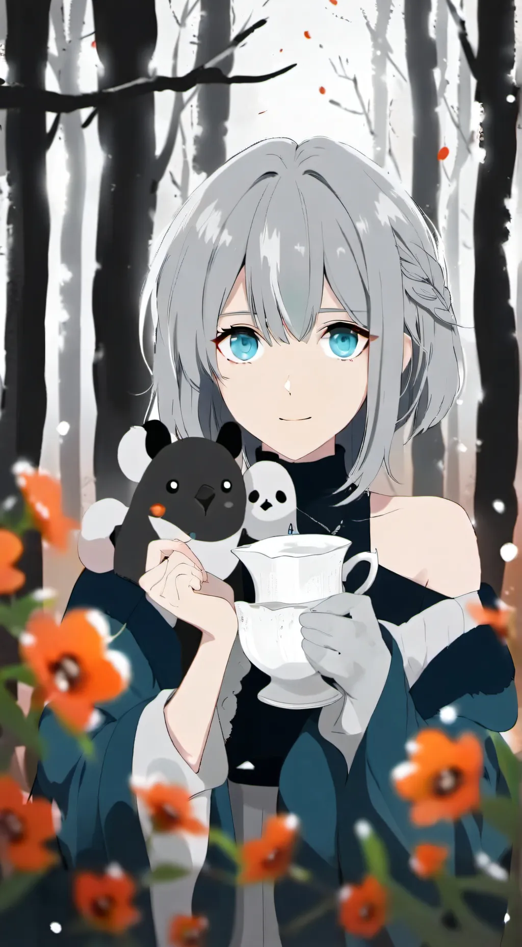 ai character: hashira (trend) background