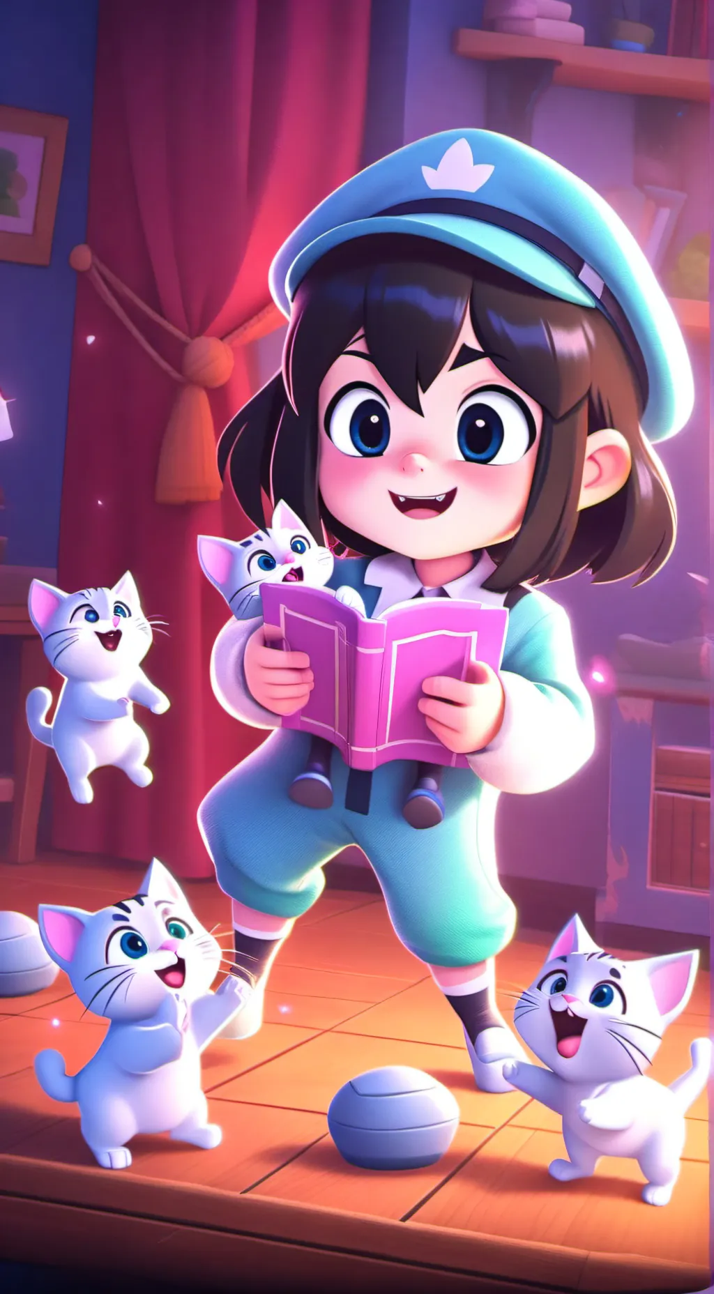 ai character: ♡Ochaco background