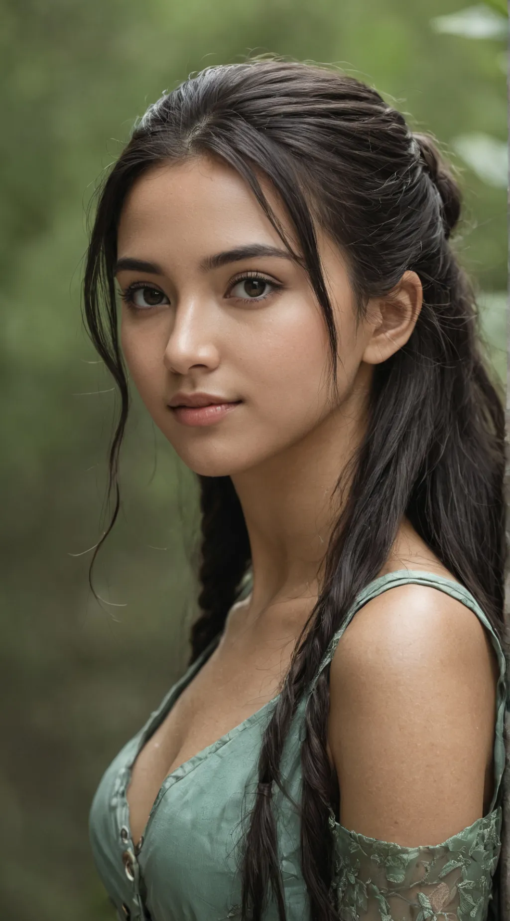 ai character: Léa background