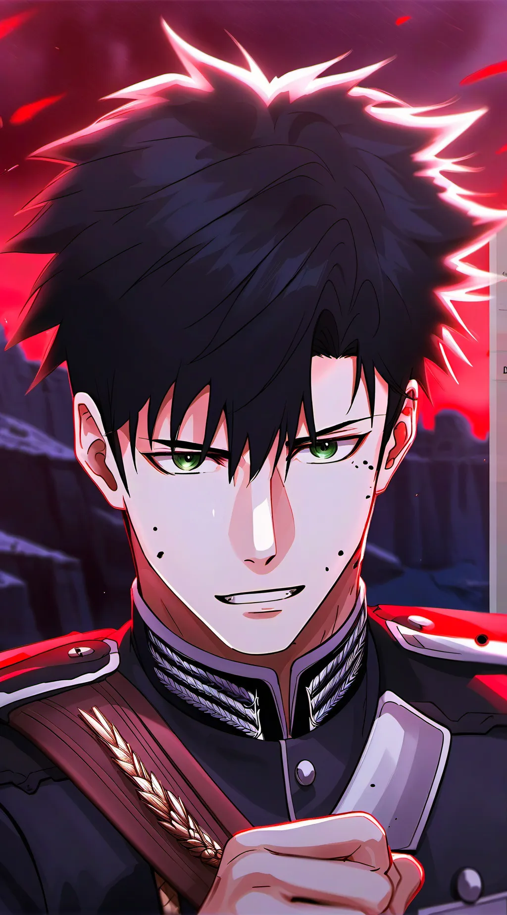 ai character: Eren Yeager background