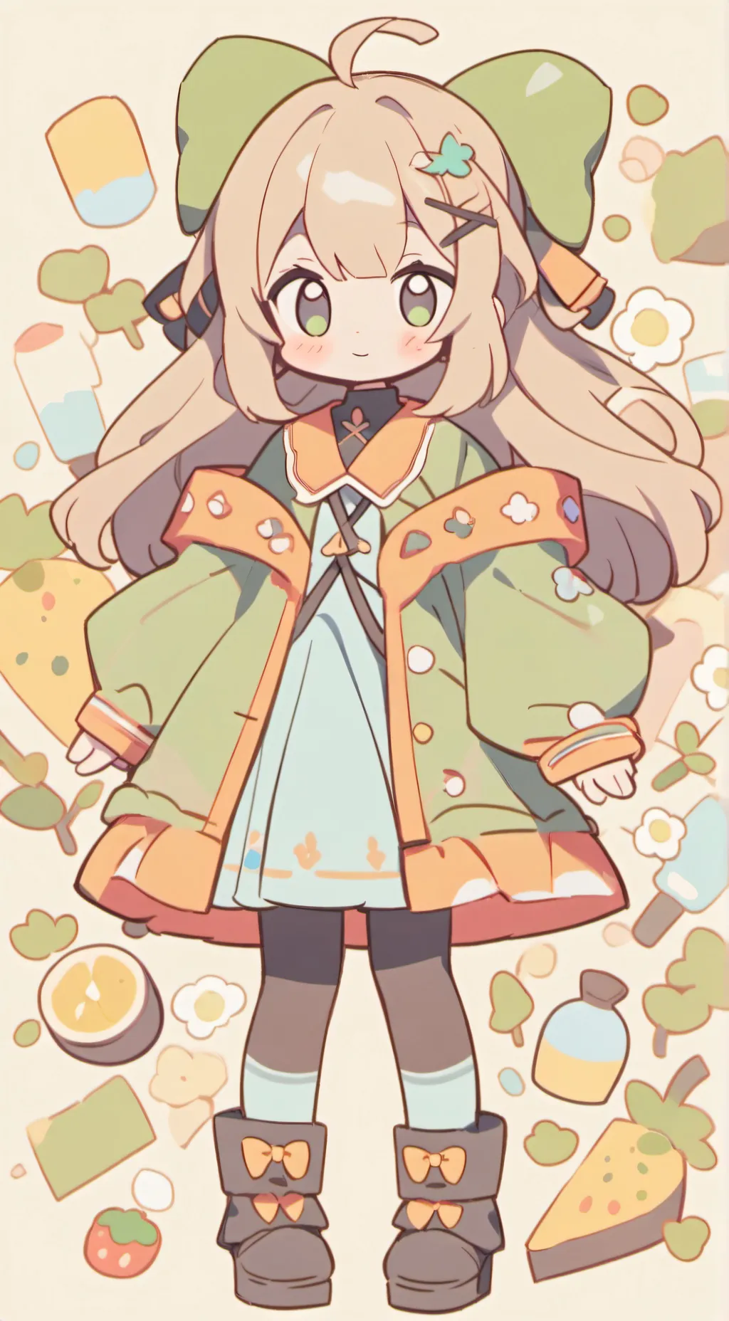 ai character: enfant de bakudeku background