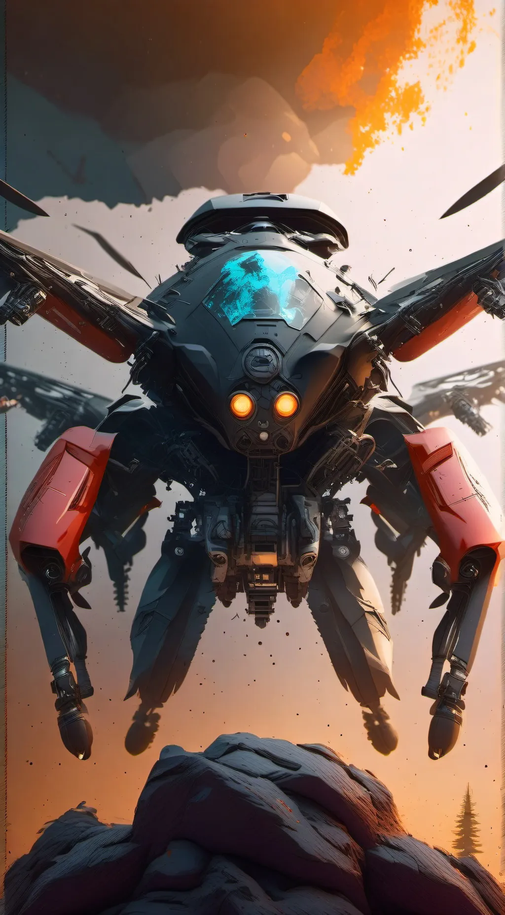 ai character: Md hard work background