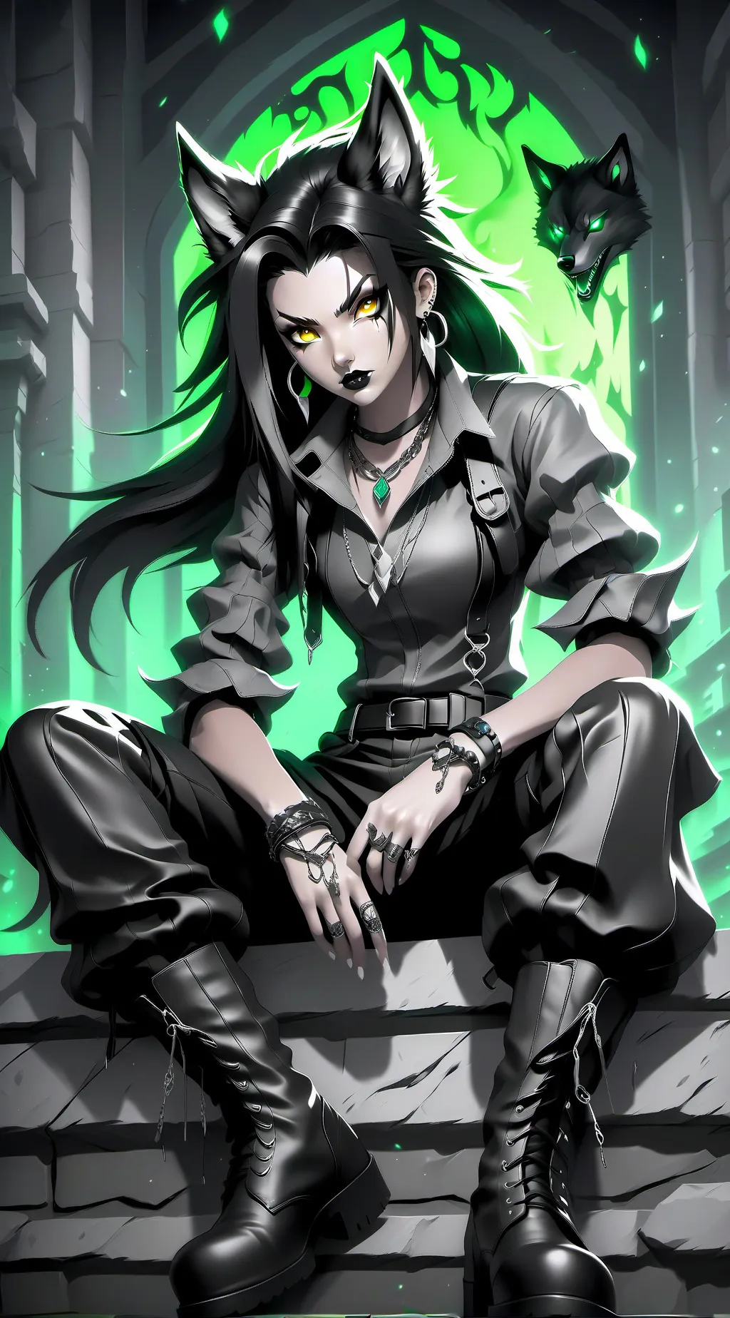 ai character: miss Luly  background