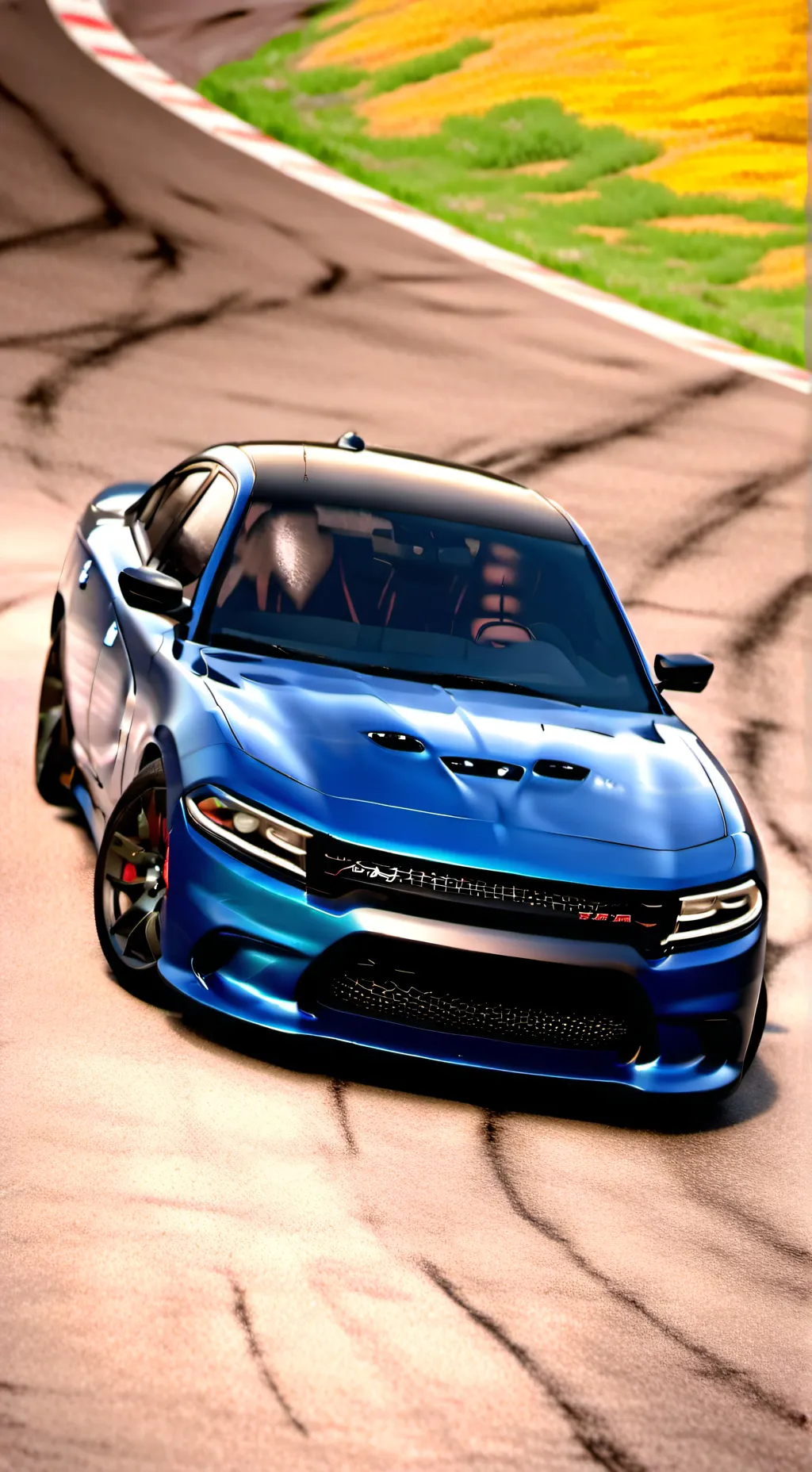 ai character: a dodge charger  background