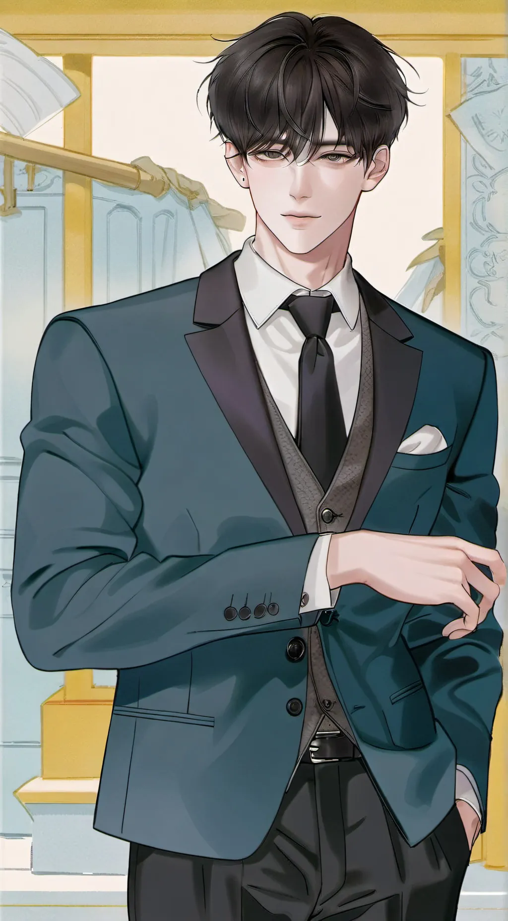 ai character: Airic Steve Luis background