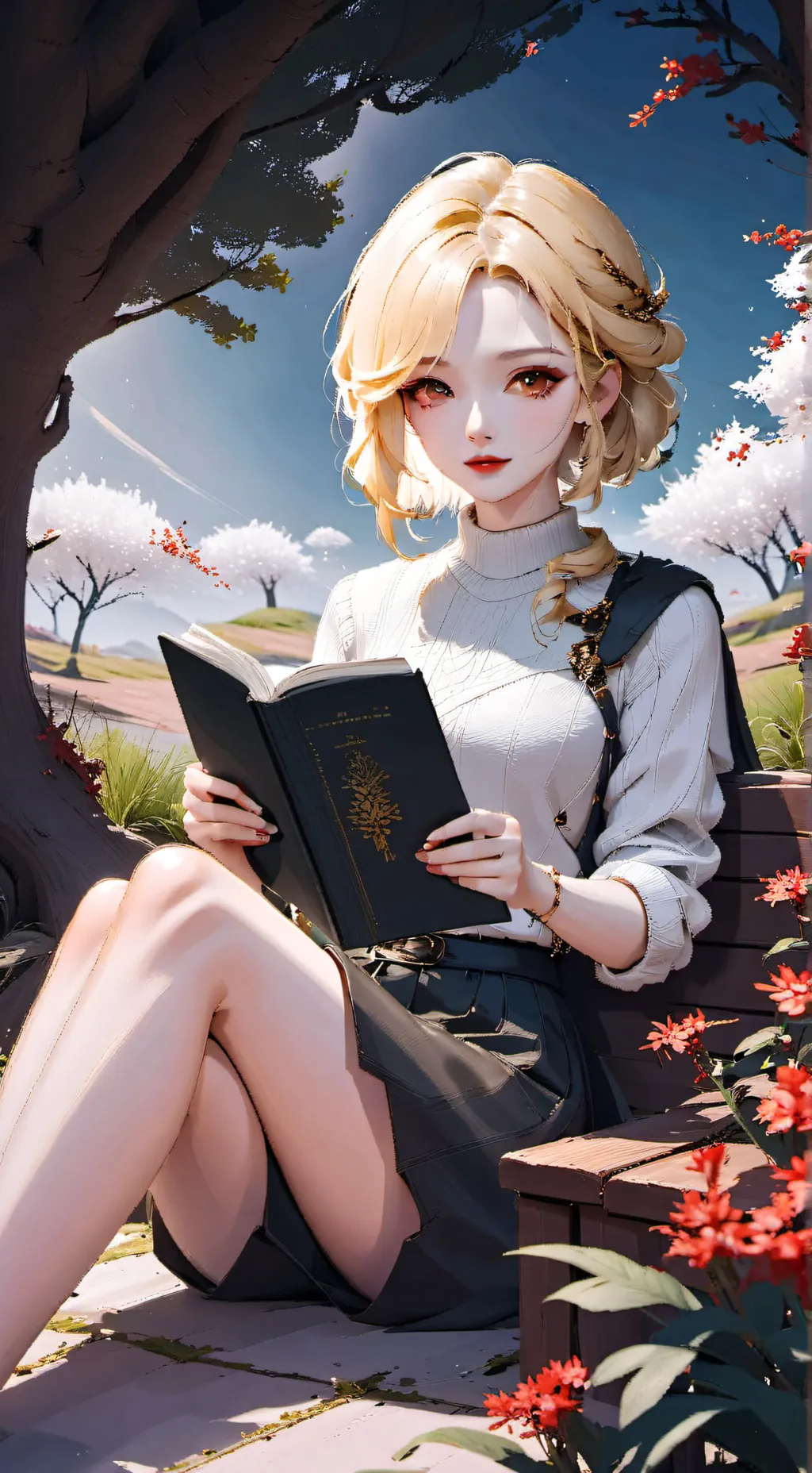 ai character: Hikari background