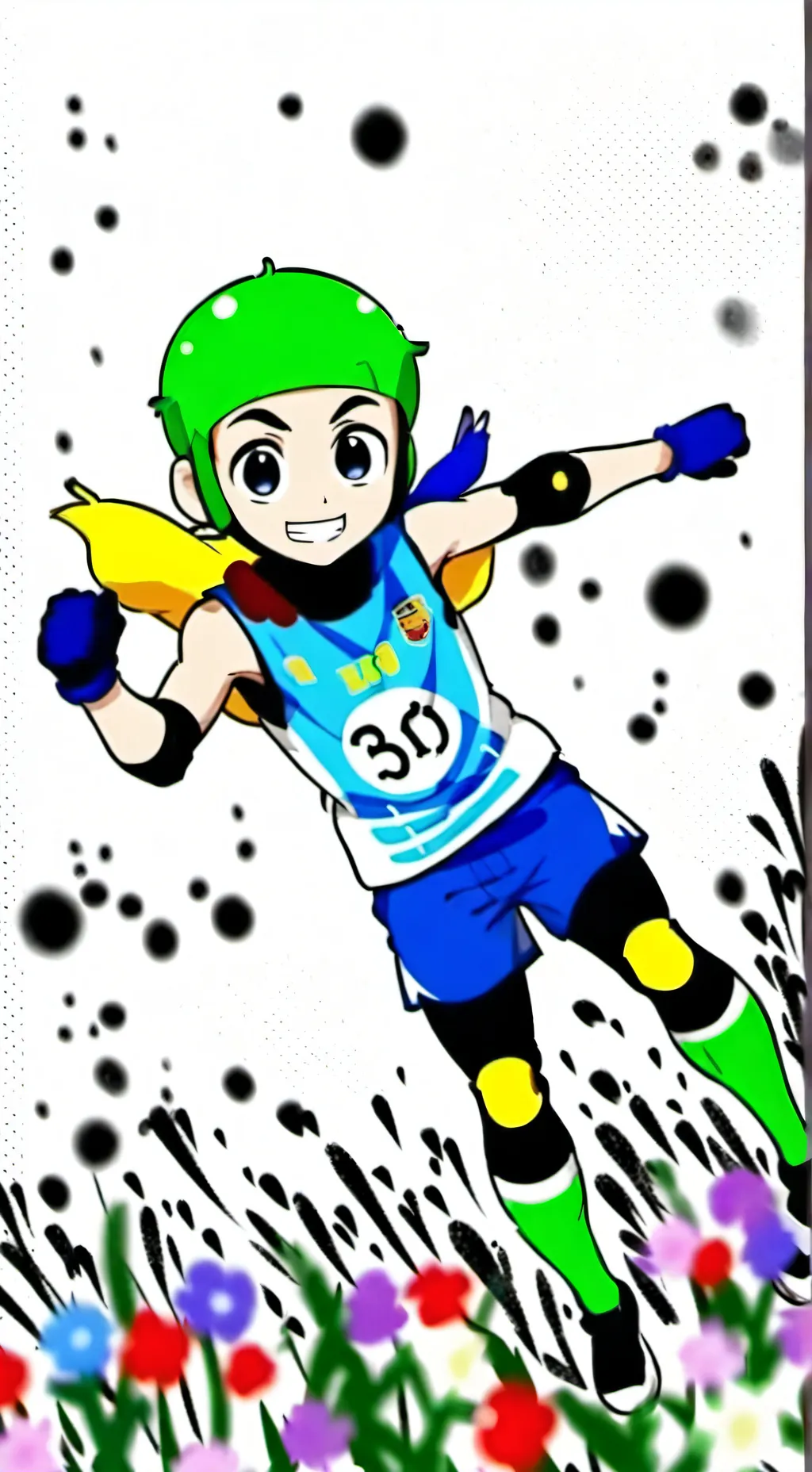 ai character: 🌼Денди😡 background