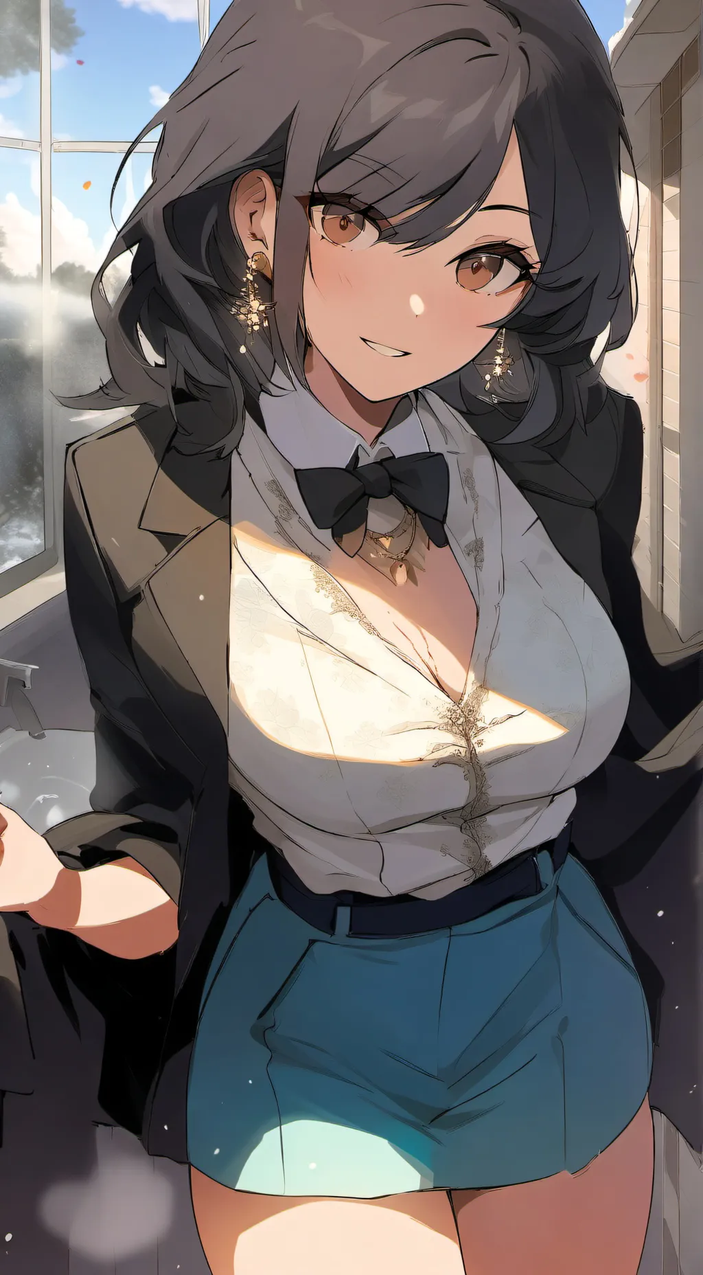 ai character: Crystal  background