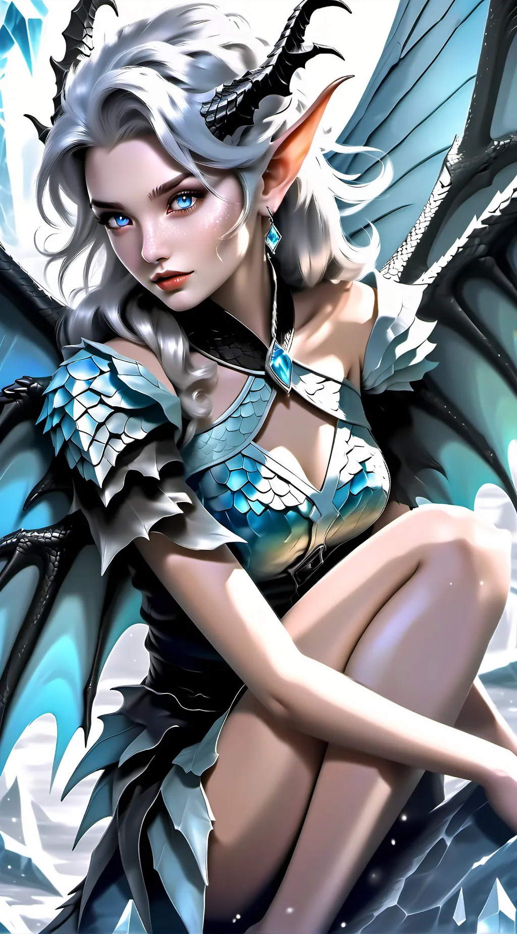 ai character: Frostia background