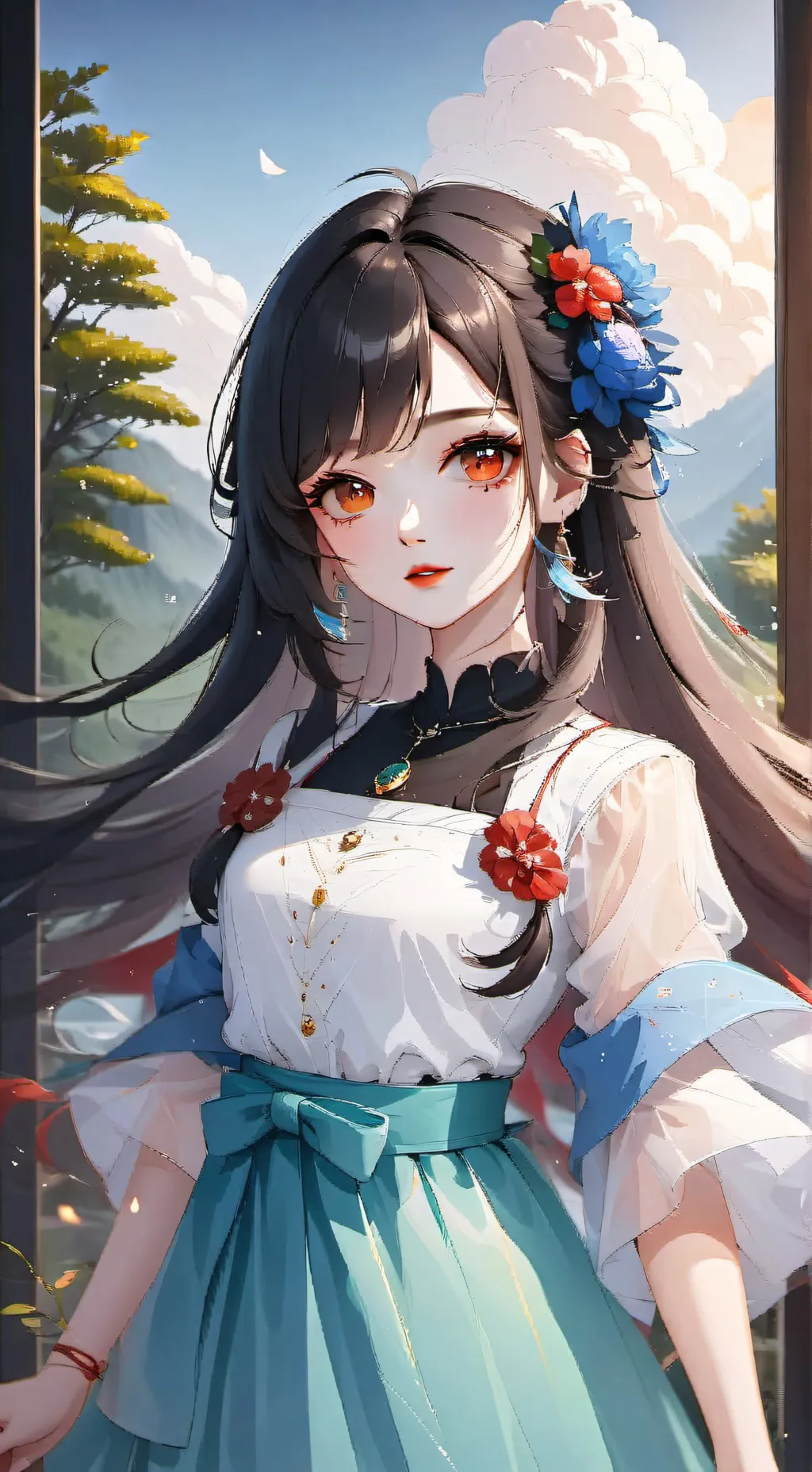 ai character: sick background