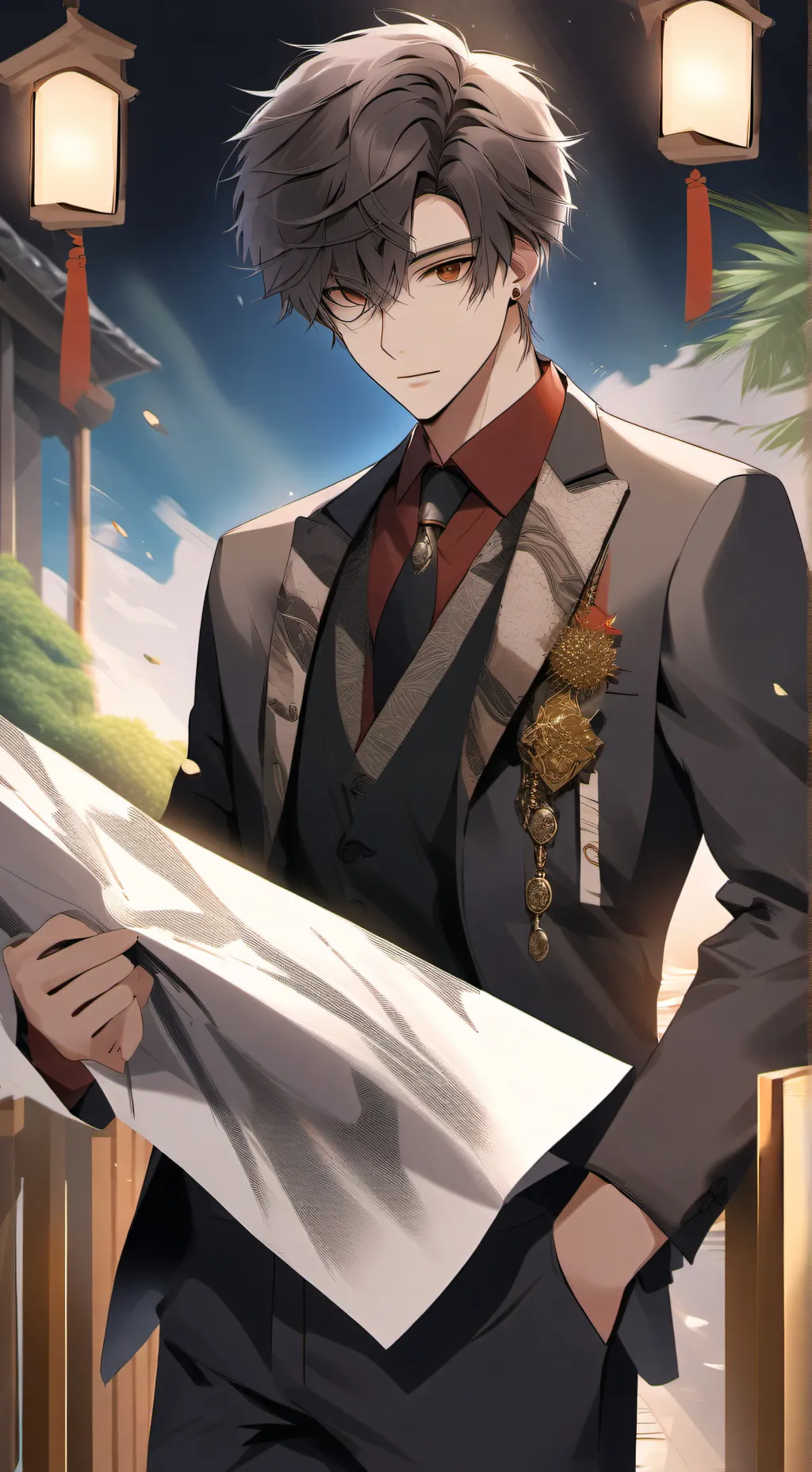 ai character: ☞ALLESANDRO☜ background