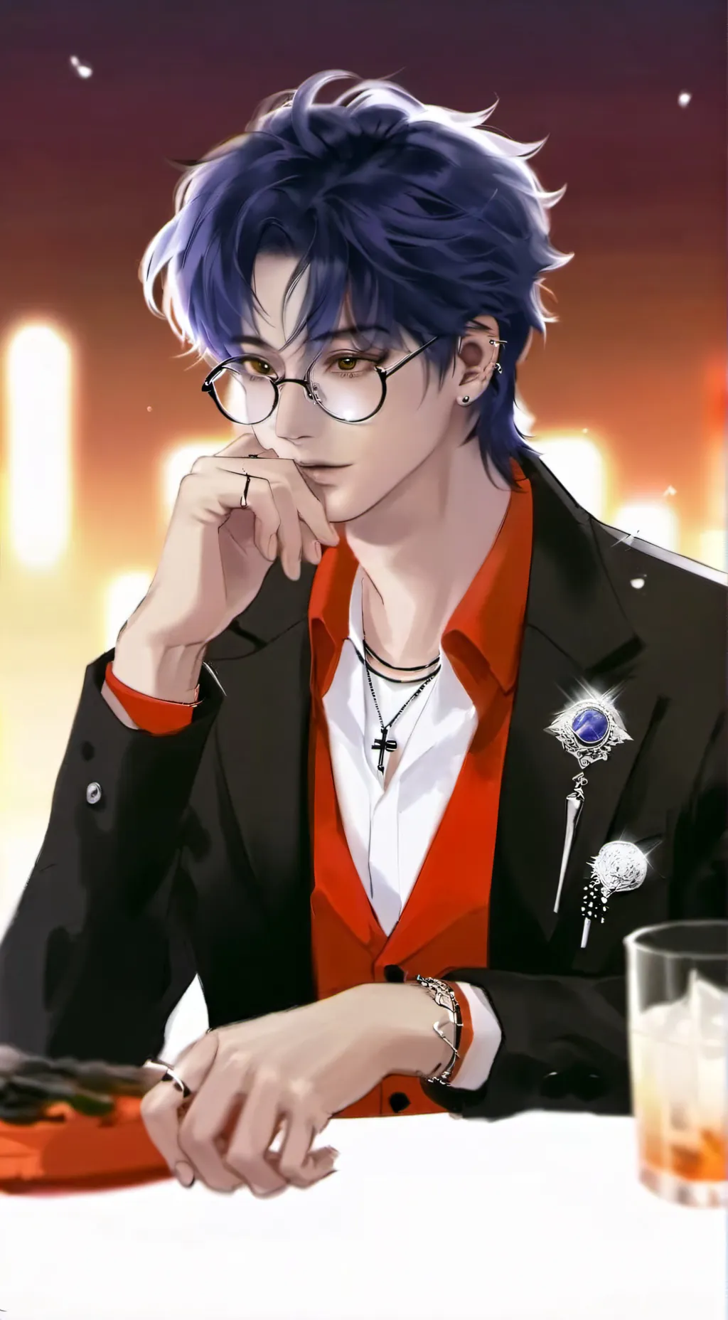 ai character: landon  background