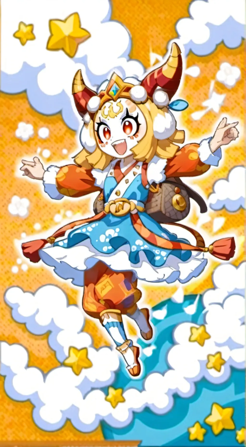 ai character: Крим background