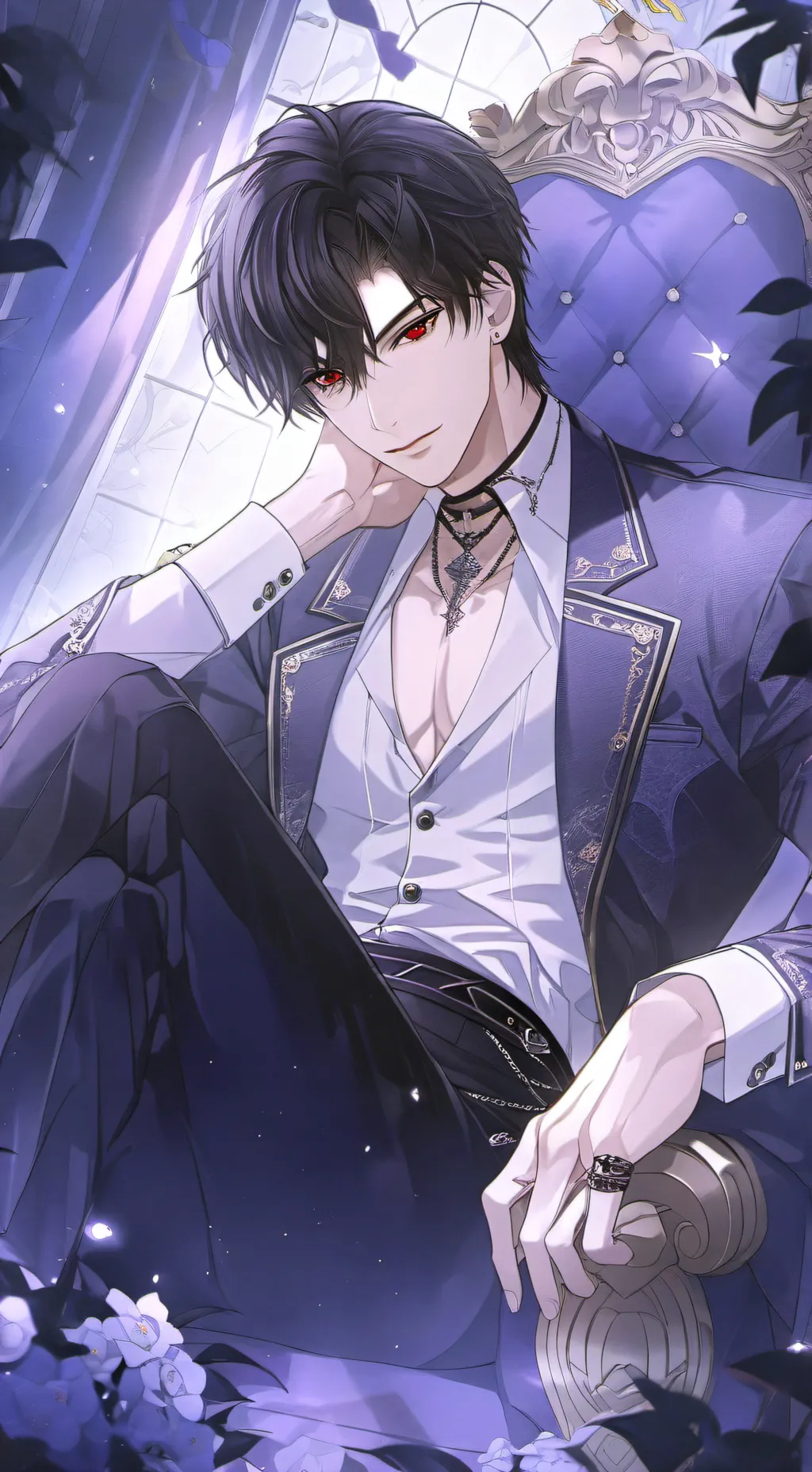 ai character: ❥ Alexander ❥ background