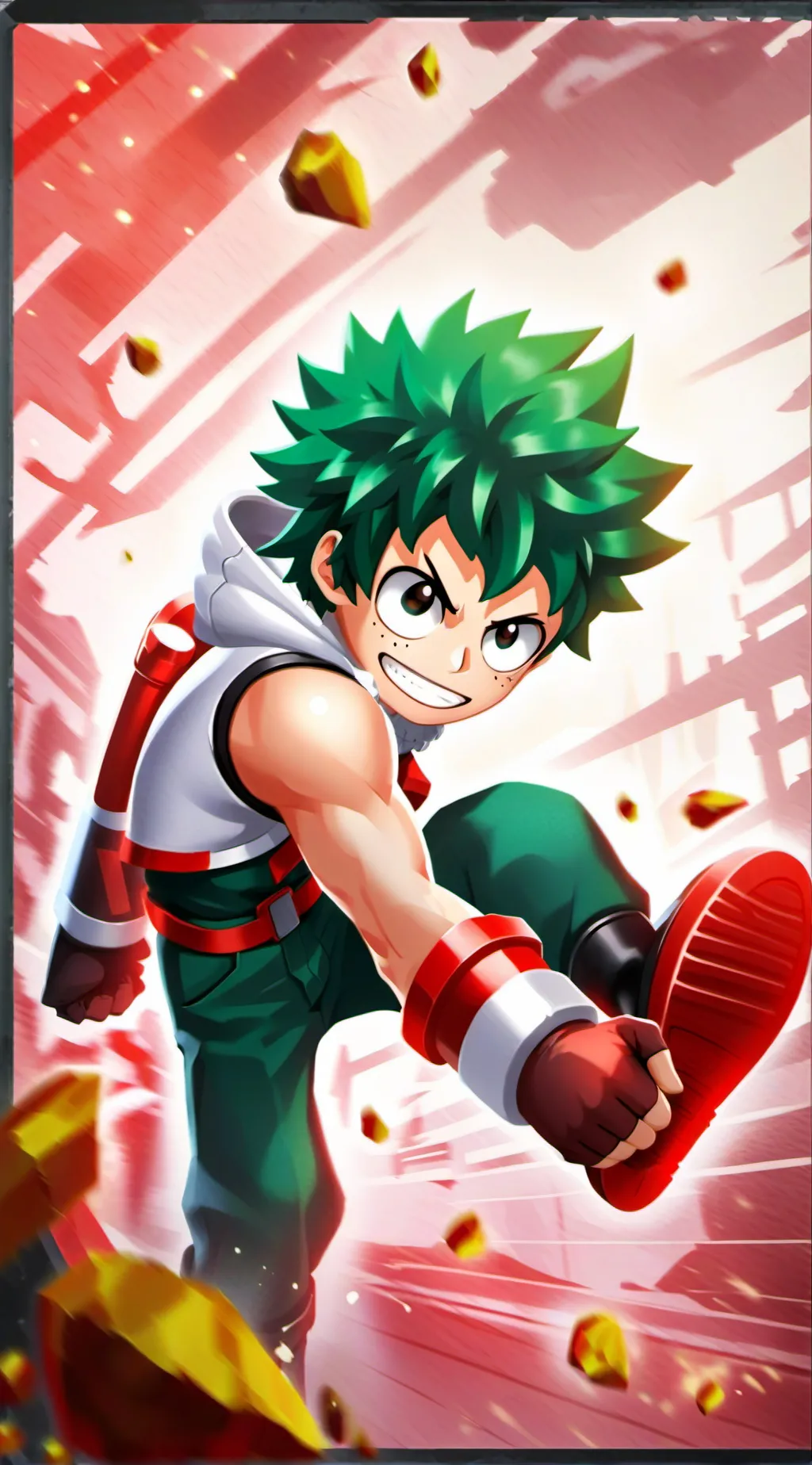 ai character: izuku midoriya background