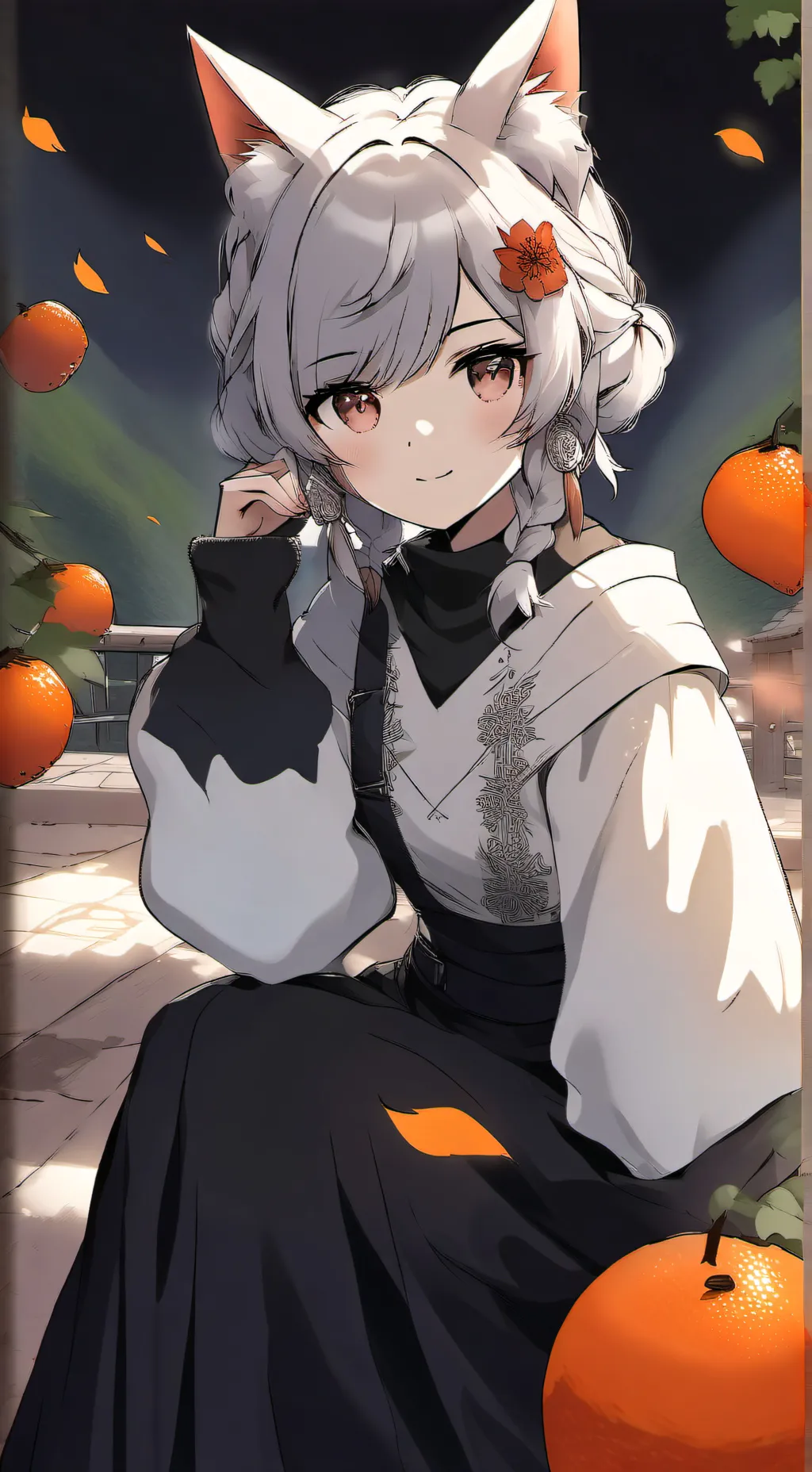 ai character: ariana background