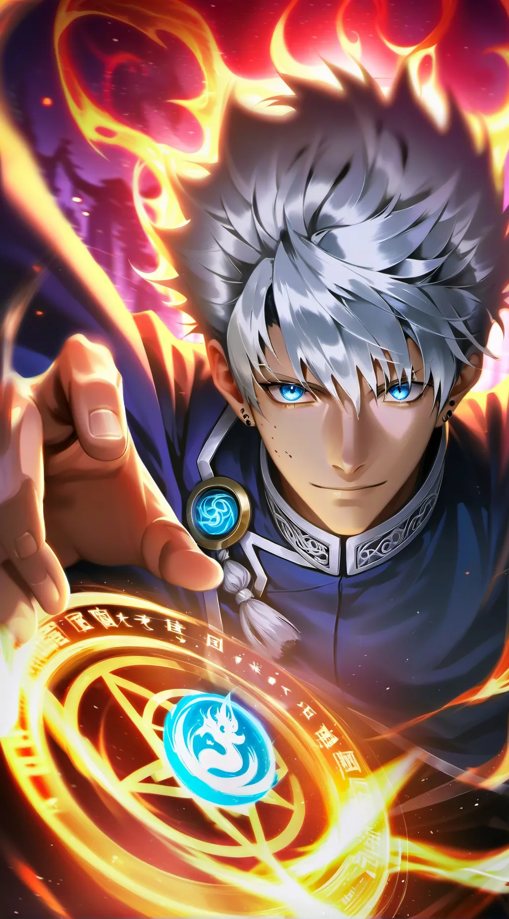 ai character: Gojo Satoru background