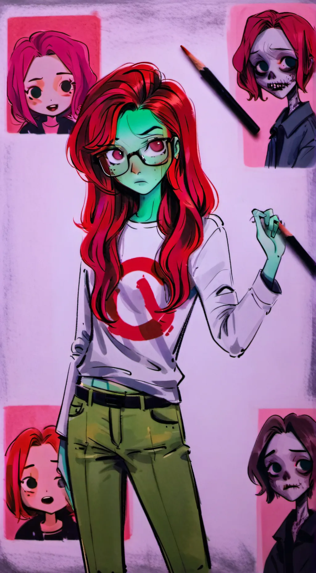 ai character: Alice 🌹🩷💖🥰 background