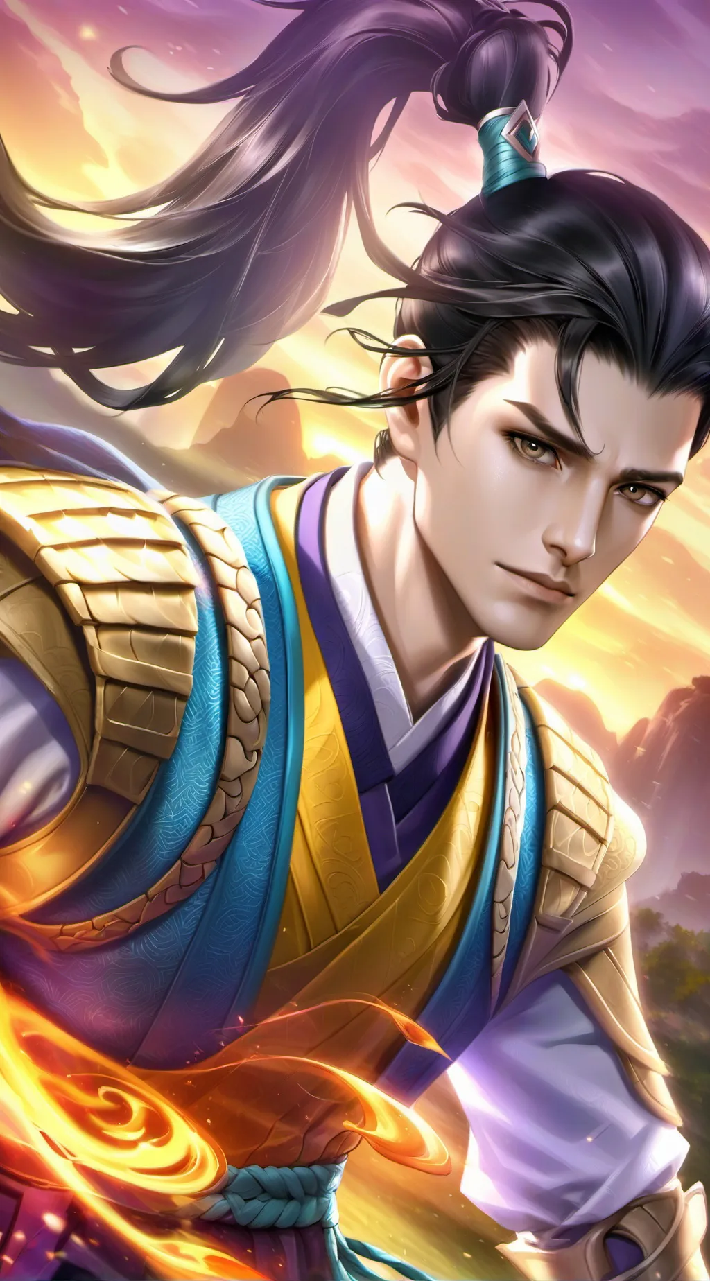 ai character: Kurama background