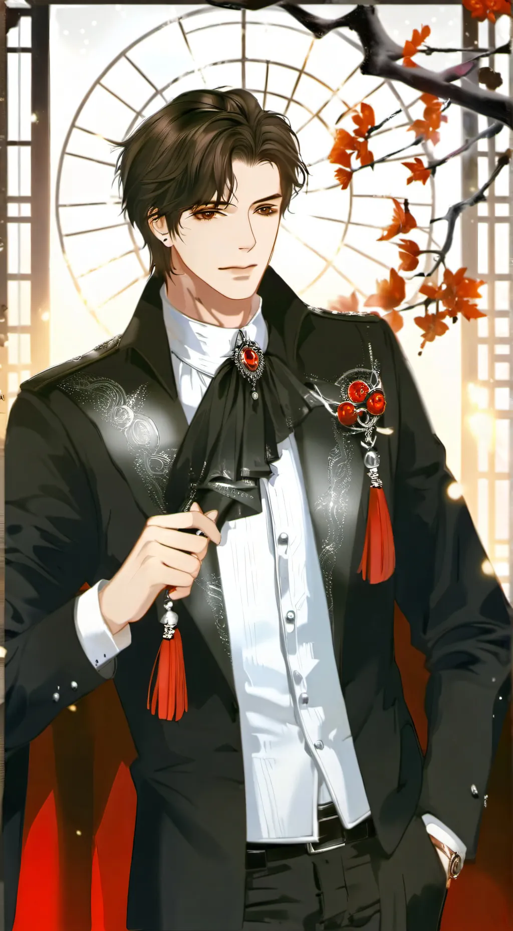 ai character: leon background