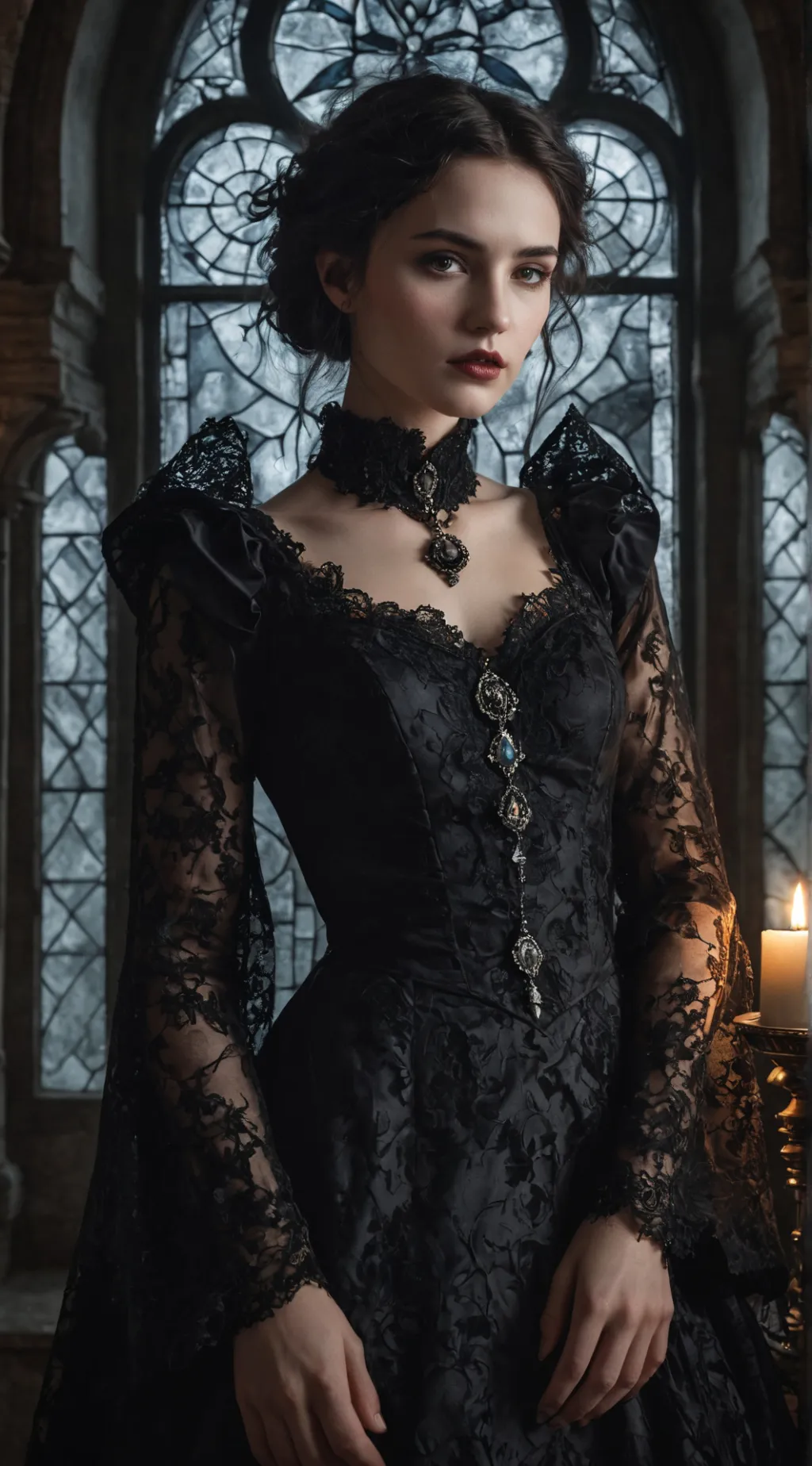 ai character: Morrigan Nyx background