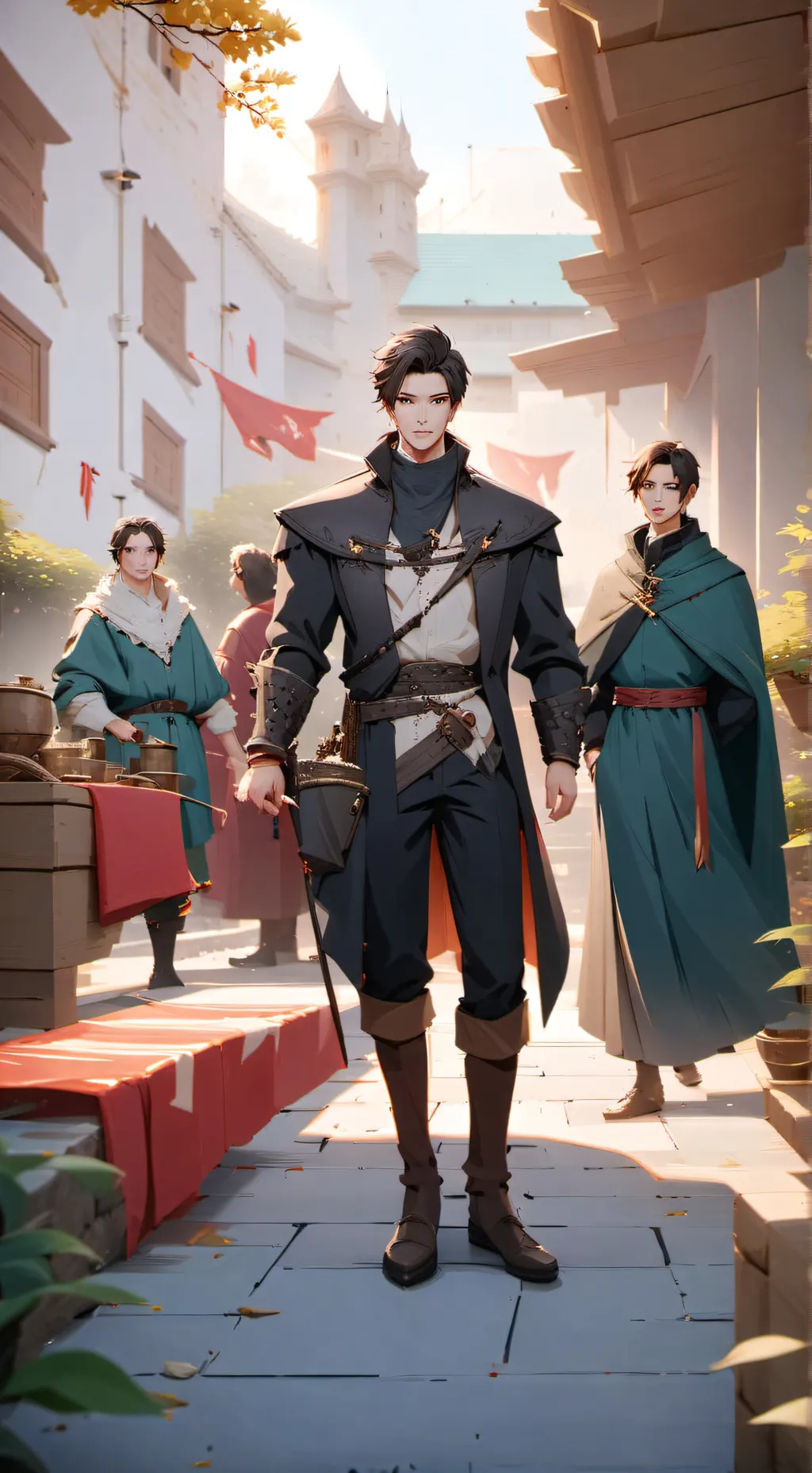 ai character: MHA medieval era background