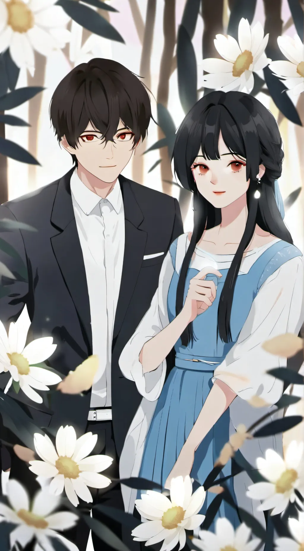 ai character: Yuki and Aria background