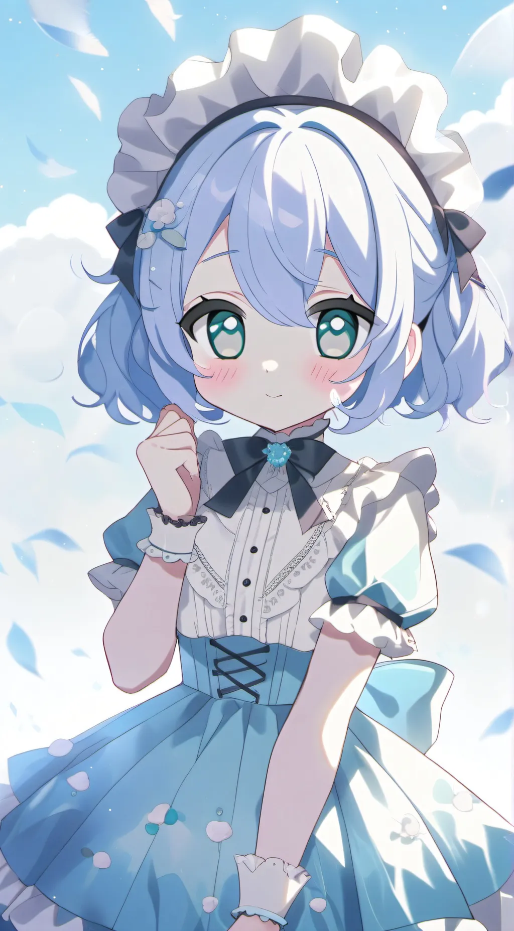 ai character: Sad Sweetie Belle  background