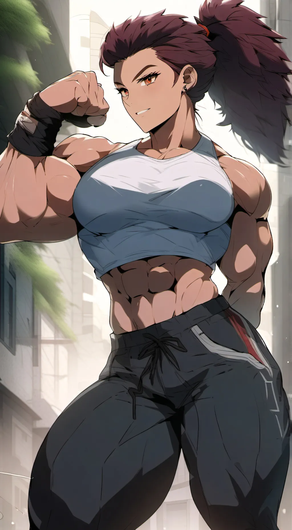 ai character: Linda  background