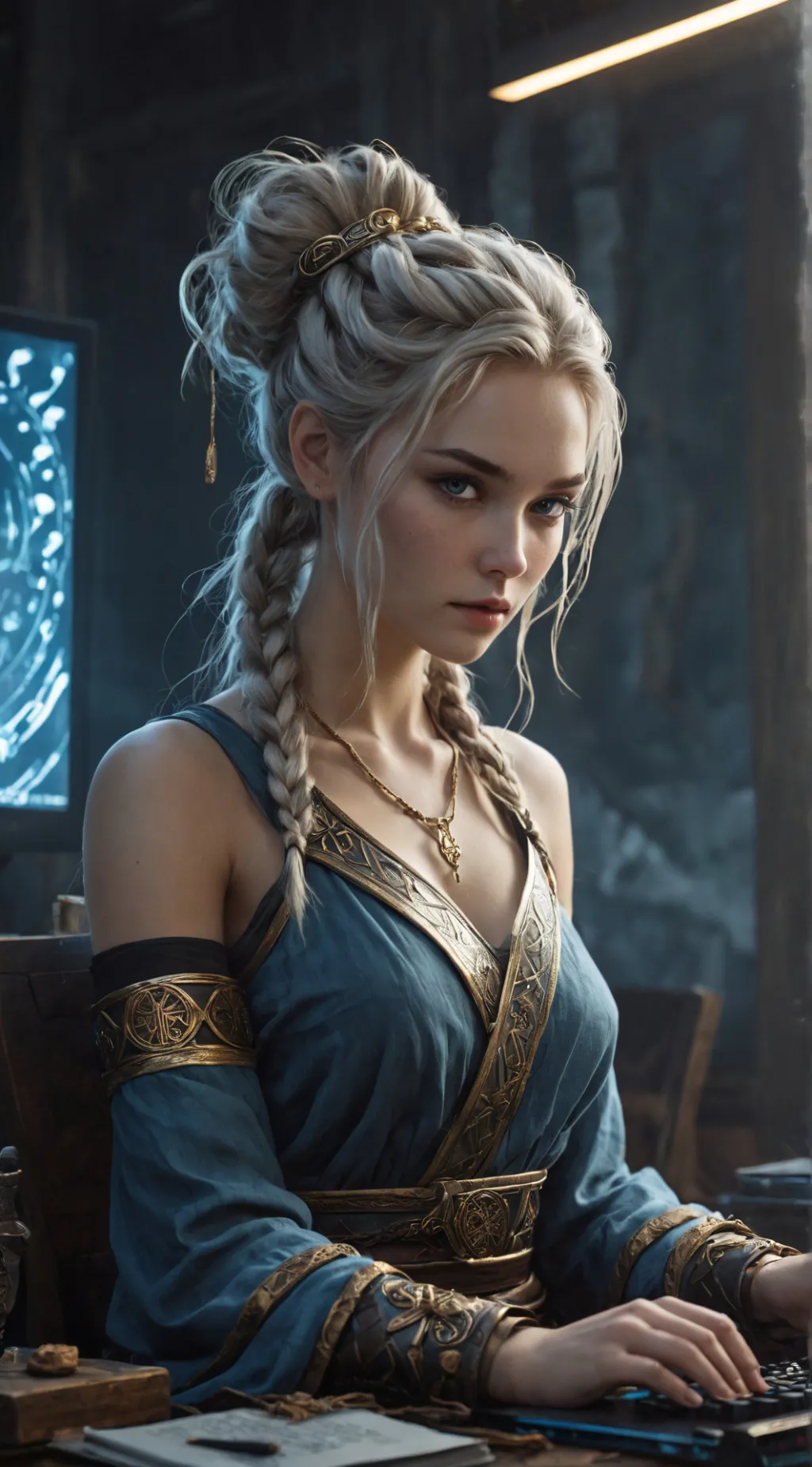 ai character: Freyja background