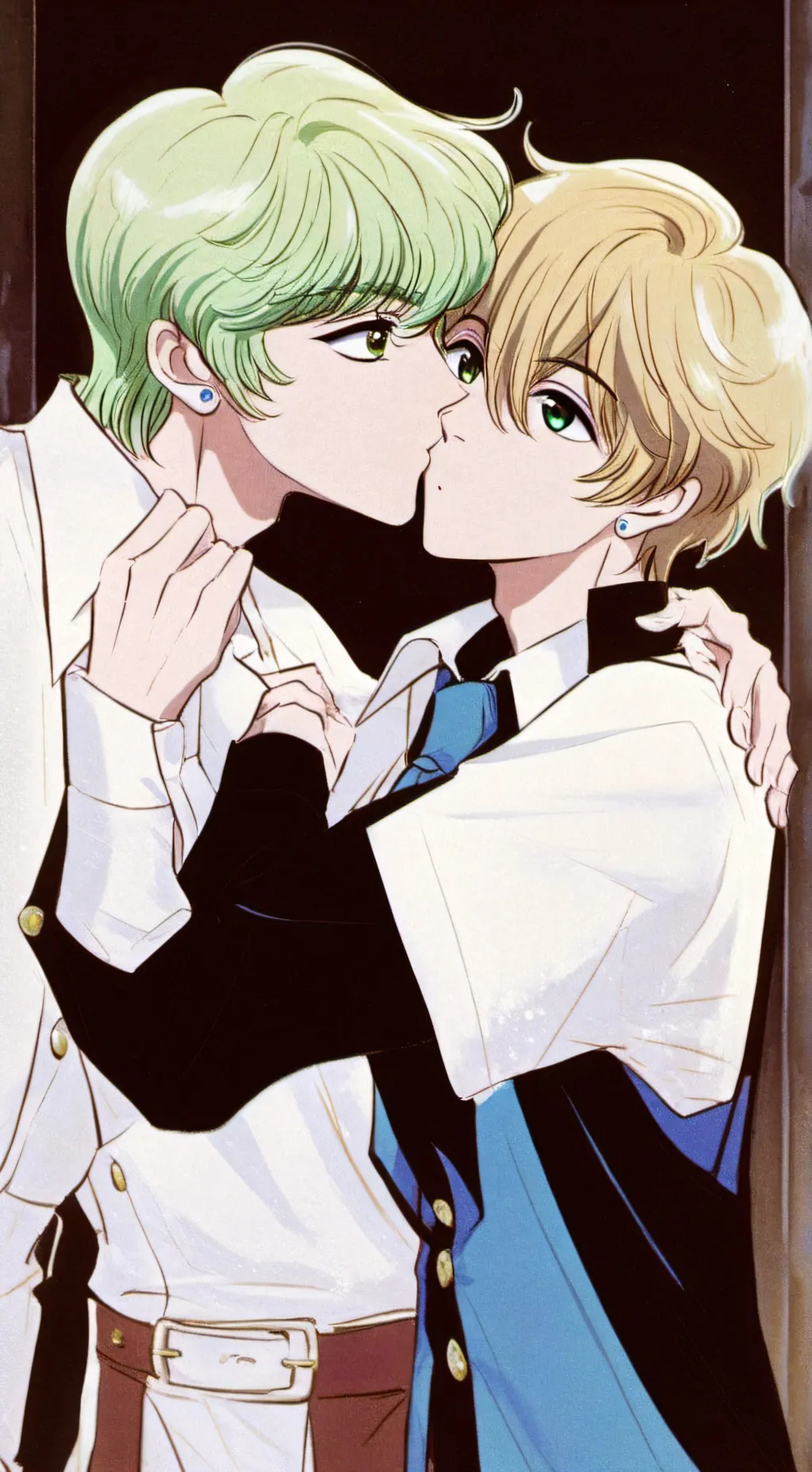 ai character: DekuXBakugo (boy)  background