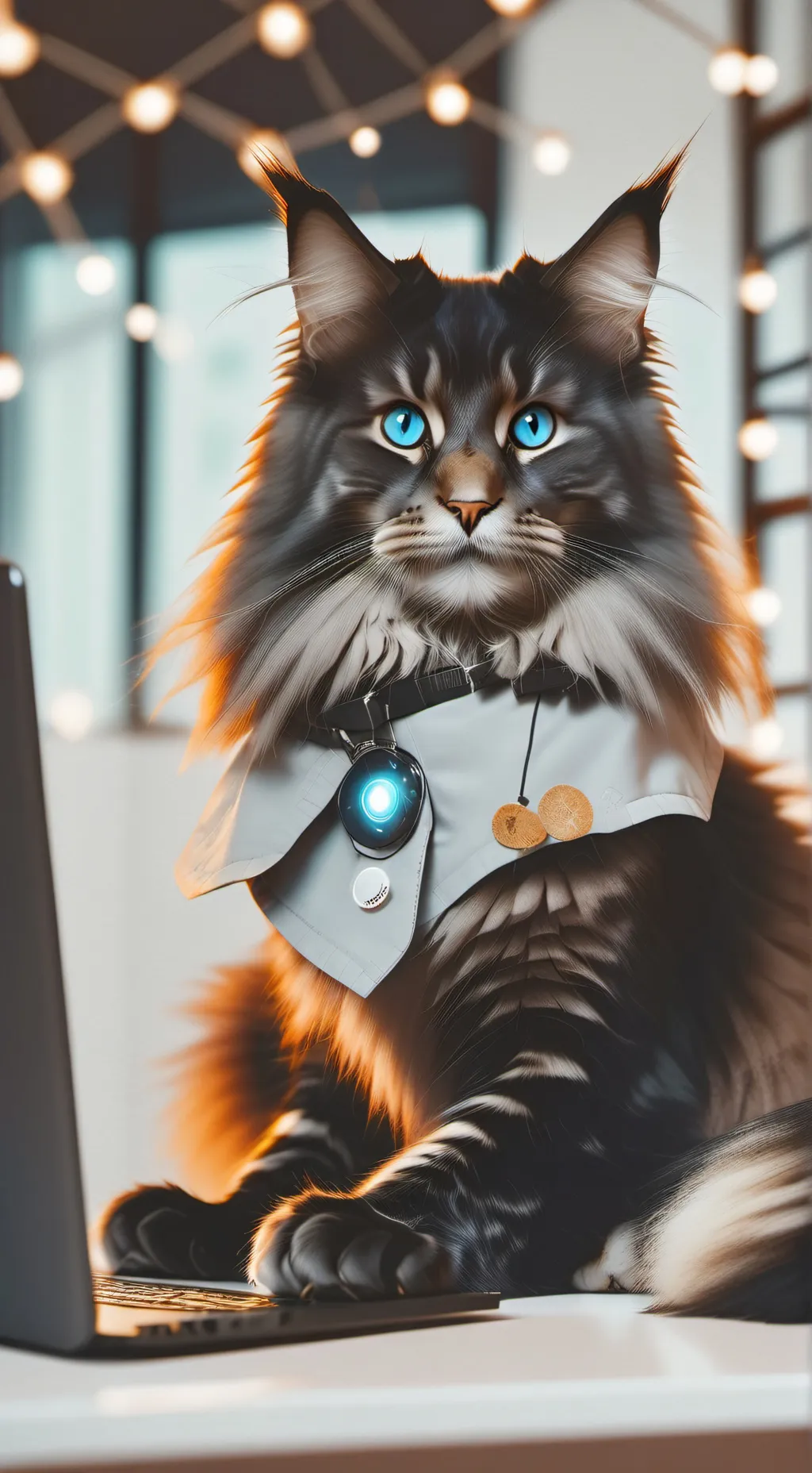 ai character: Byte background