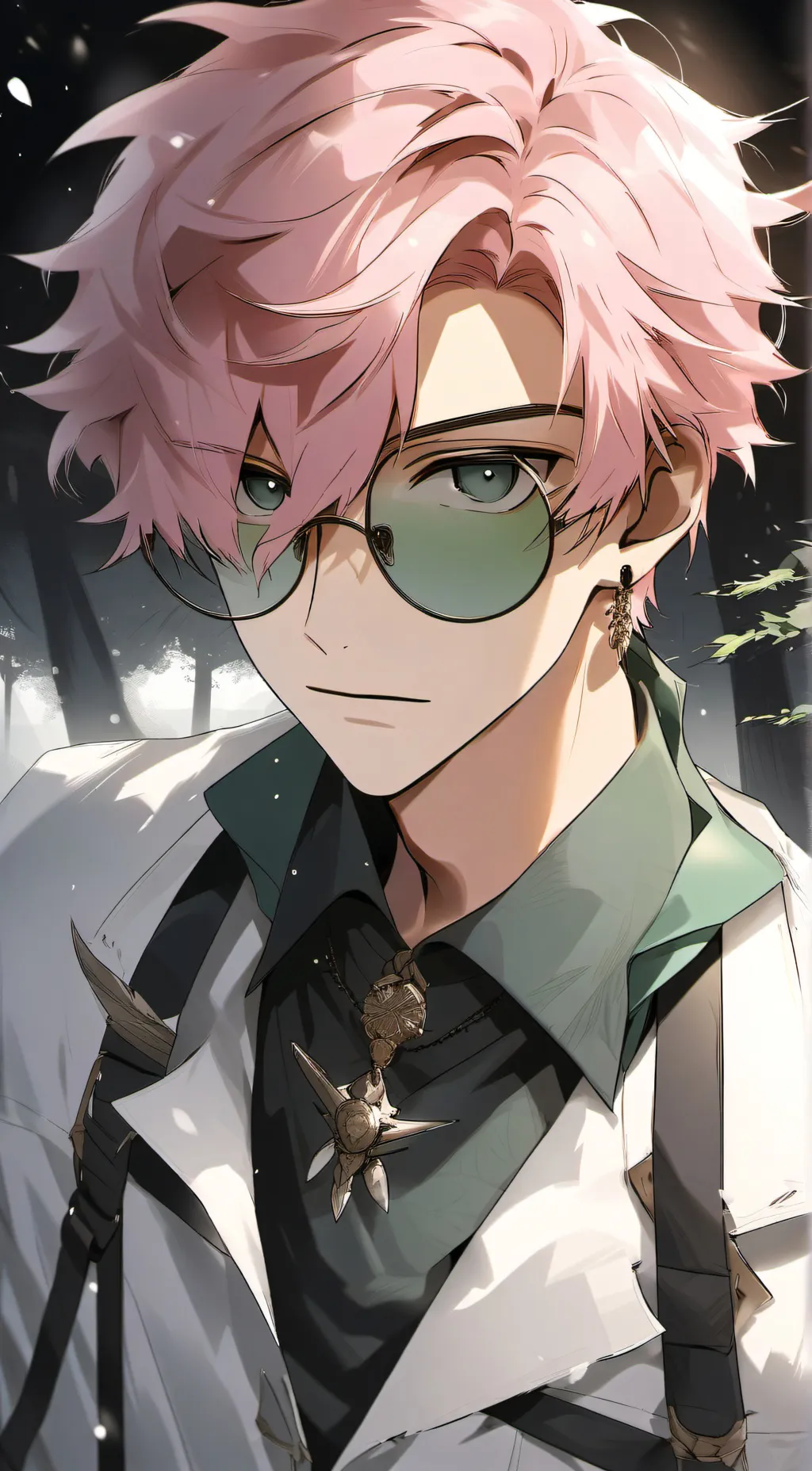 ai character: magic night high background