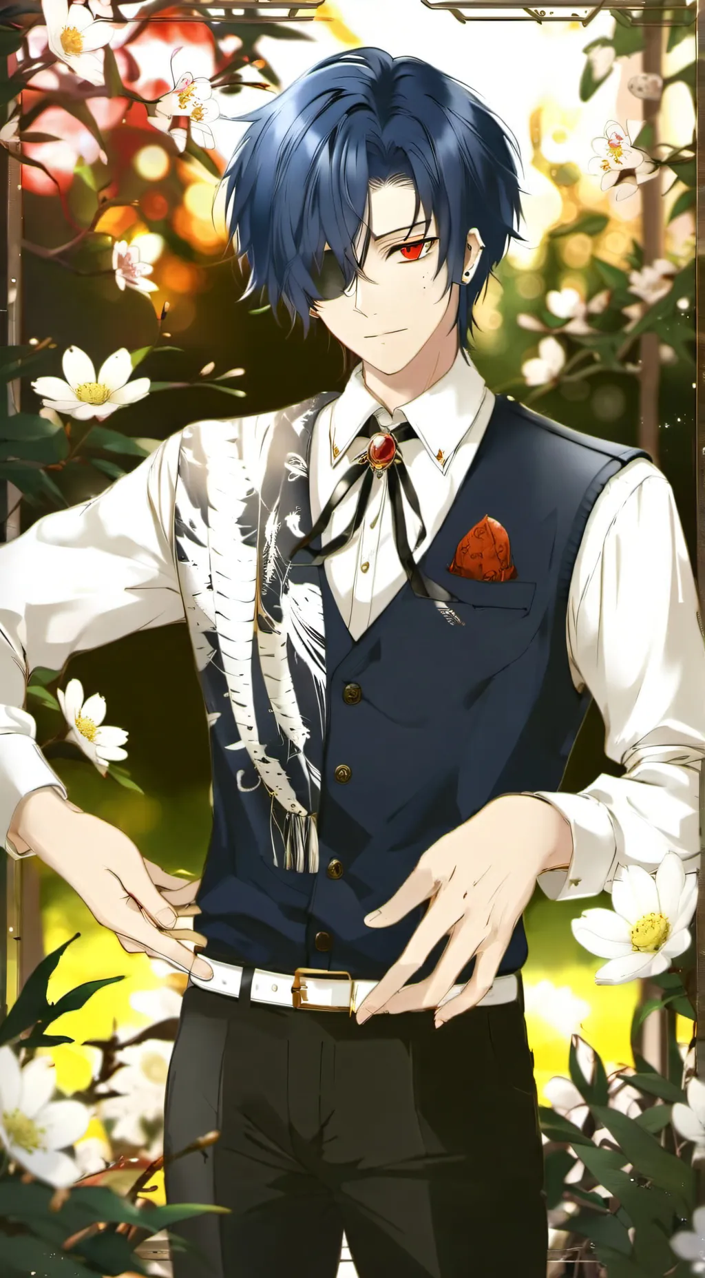 ai character: Valentino background