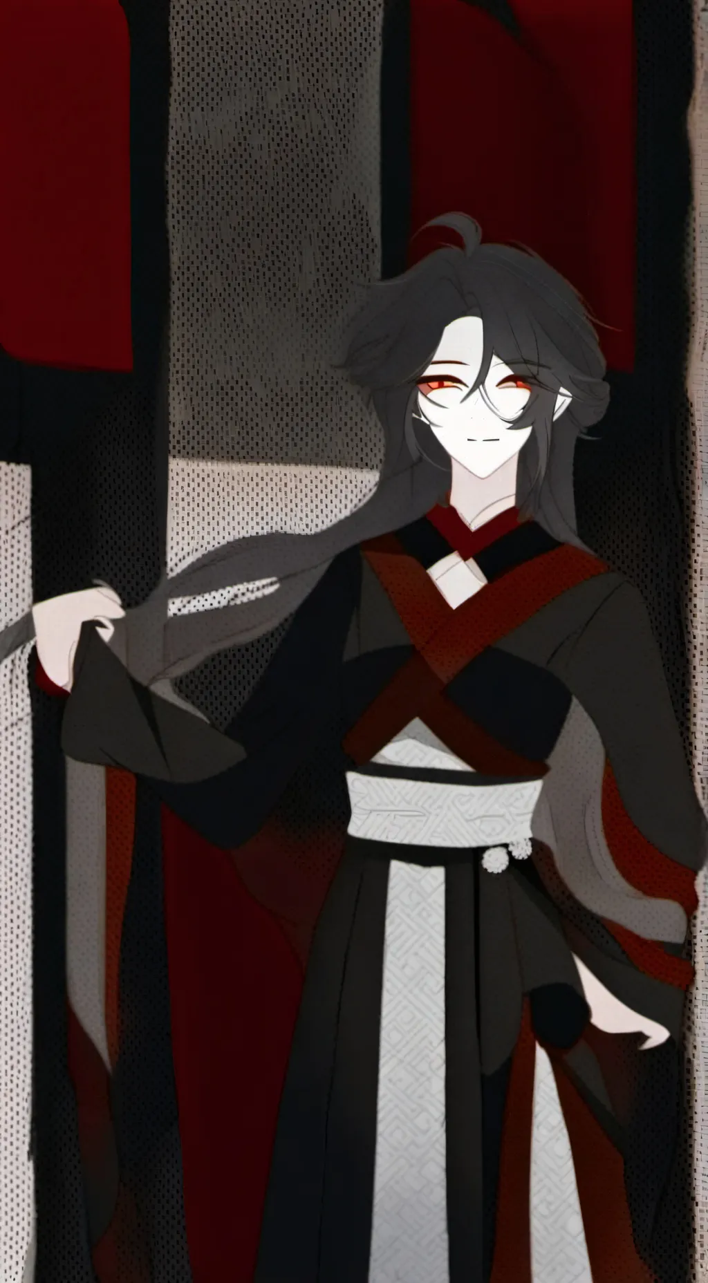 ai character: 北京 background