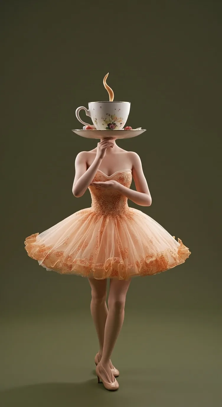 ai character: Ballerina background